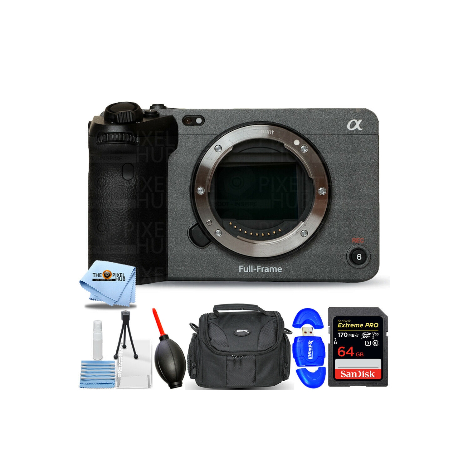 Sony FX3 Full-Frame Cinema Camera ILME-FX3 - 7PC Accessory Bundle