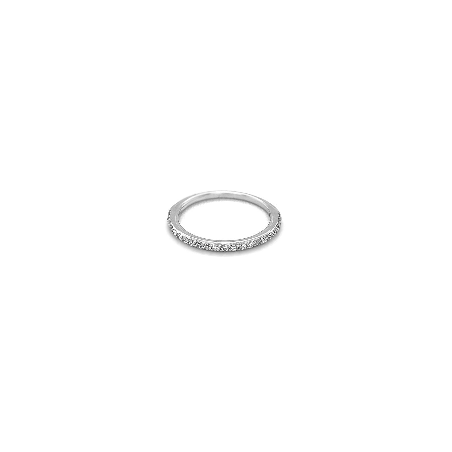 14K White Gold 0.22TDW Lab Grown Diamond Wedding Band
