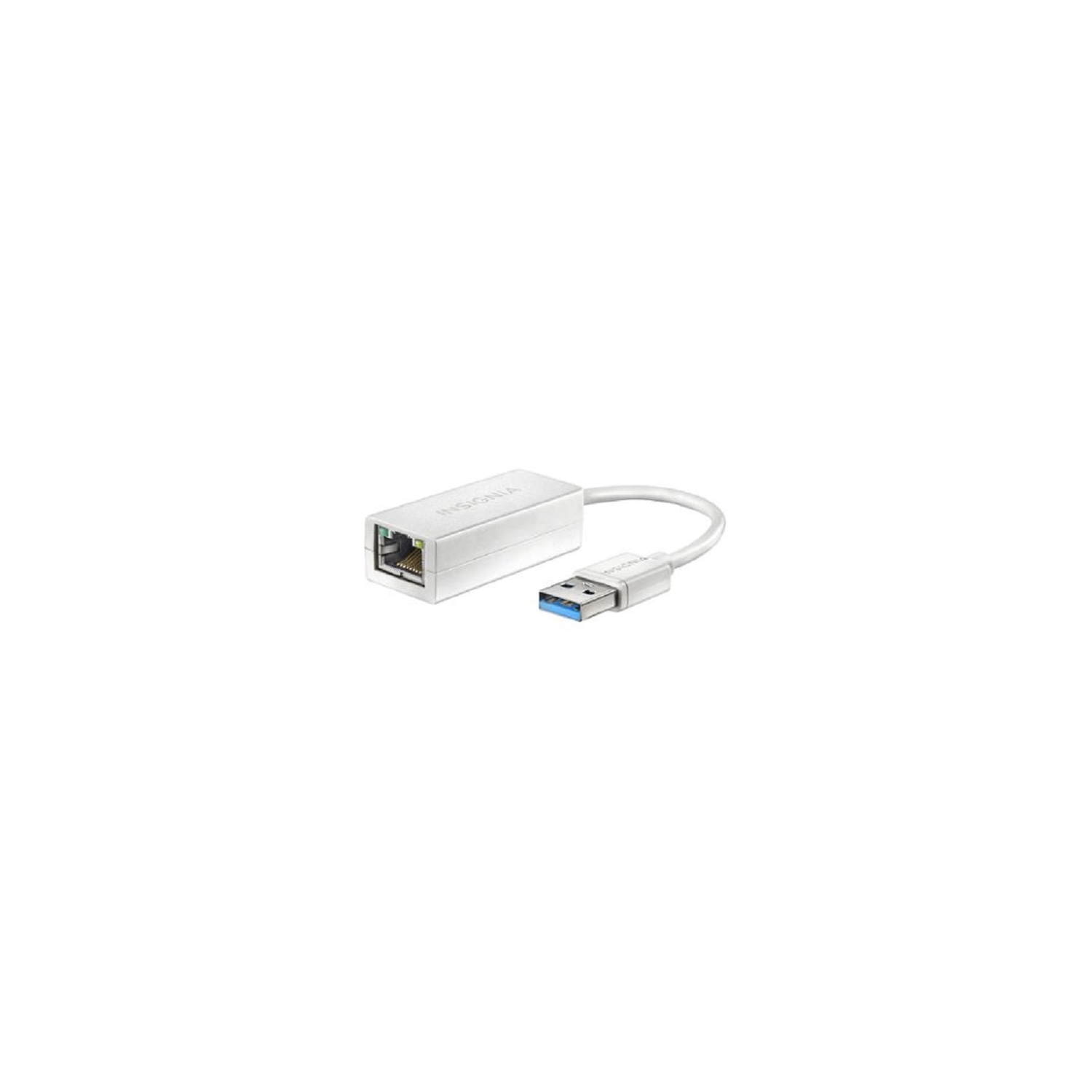 Boîte ouverte – Adaptateur portatif USB 3.0 vers Ethernet RJ45 NS-PU98635C d’Insignia