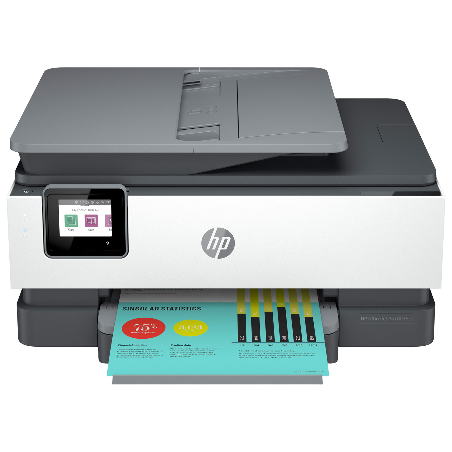 HP OfficeJet Pro 8034e All-In-One Inkjet Printer - HP Instant Ink 1-Year Free Trial Included*