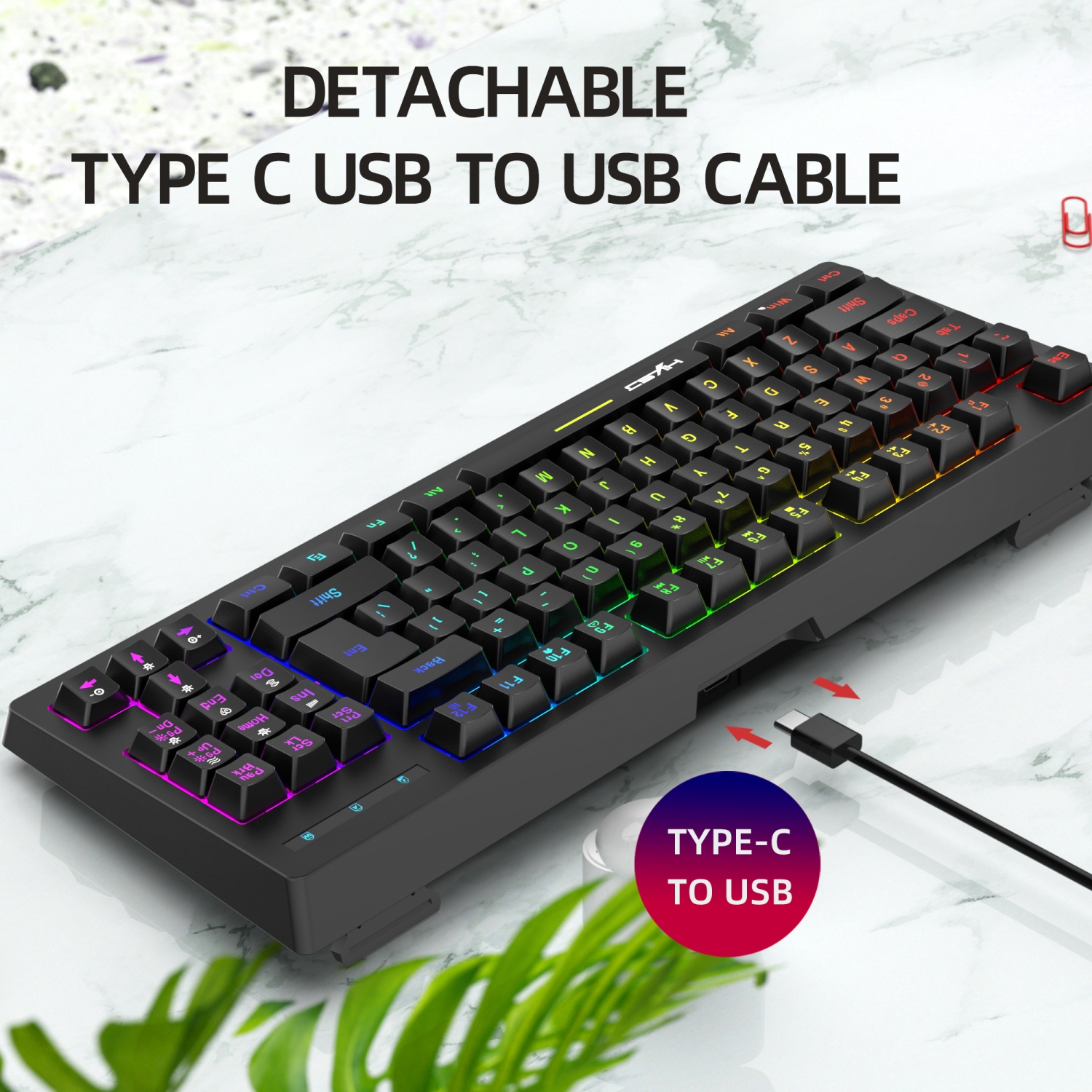 Chroma Wireless Gaming Keyboard RGB New 2022 Version - Long-Lasting Rechargeable Battery - Quick and Quiet Typing - Wat