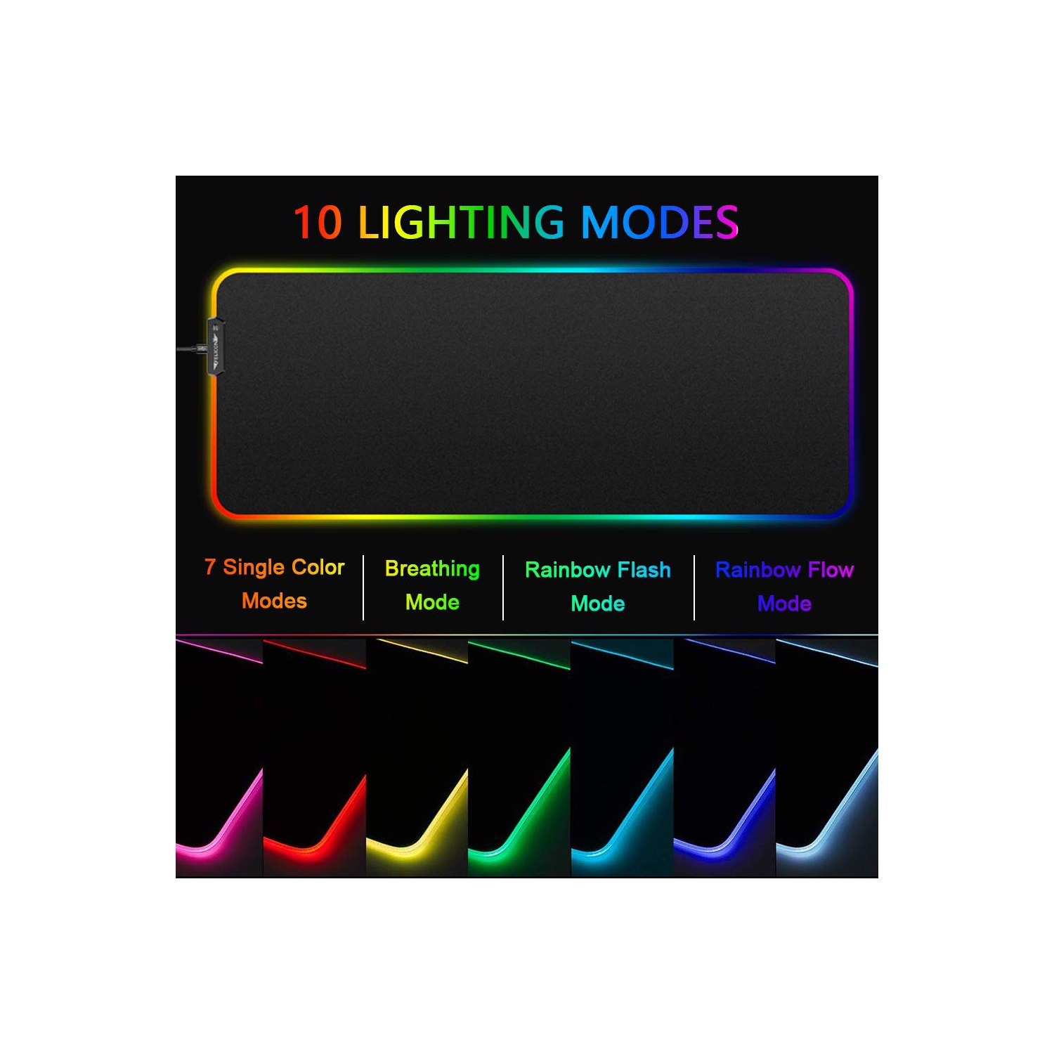 Ensembles de clavier de jeu K13 souris de jeu USB filaire 104 touches rétroéclairage DEL arc-en-ciel clavier de jeu ergonomique + 2400 ppp 4 boutons