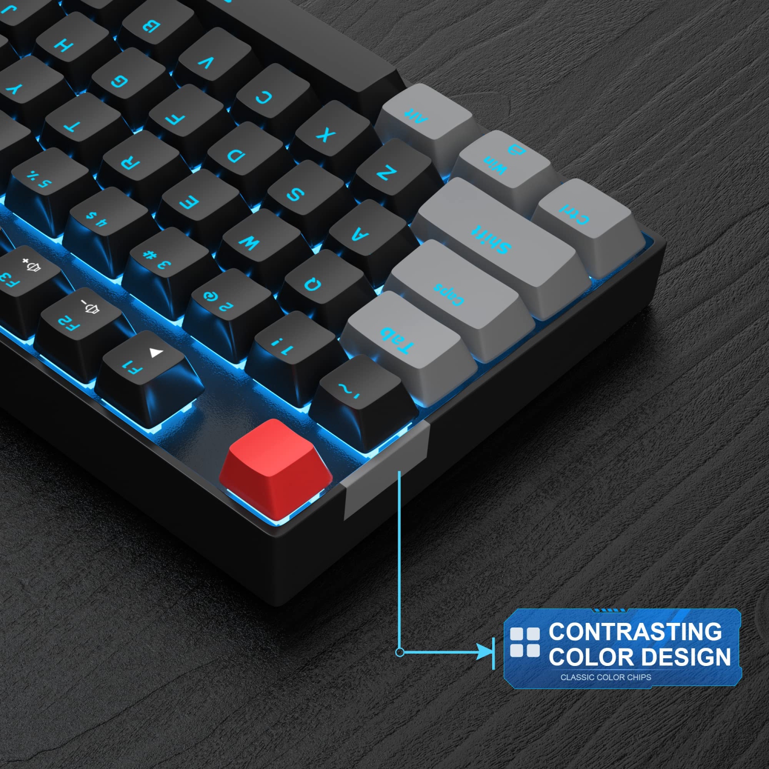 特別価格STOGA Mechanical Gaming Keyboard,87 Keys Wired Gaming Keyboard,LED Rainbow Backlit Keyboard with Blue Switches for Windows MAC Gamin好評販売中