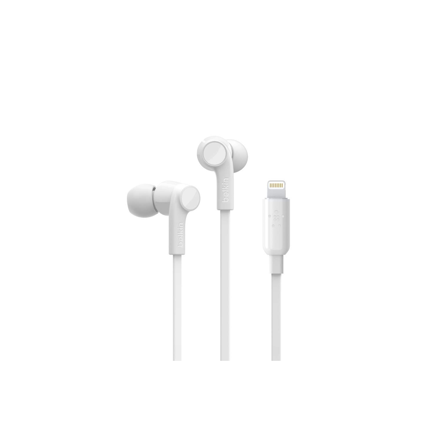 Belkin RockStar iPhone Headphones with Lightning Connector (Lightning Headphones for iPhone, Lightning Earphones for iPhone)