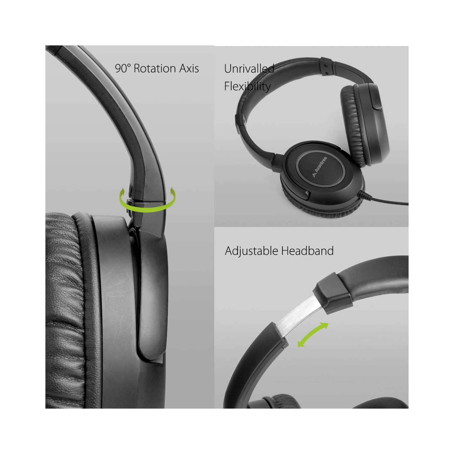 Casque d'écoute à cordon enroulé long pour téléviseur, câble à portée étendue de 16,4 pi/5M m, casque d'écoute, sortie audio 3,5&nbsp;mm, écouteurs