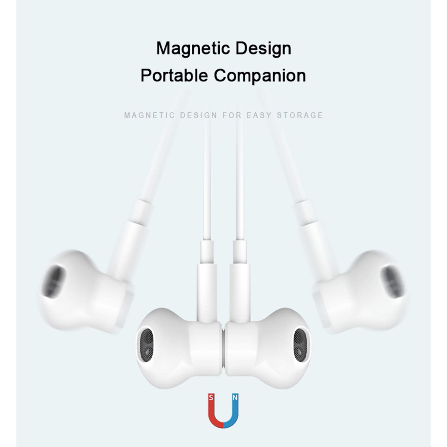 Hi-Res Extra Bass Earbuds Noise Isolating in-Ear Headphones Wired Earbuds with Microphone for iPhone, iPad, MP3, Huawei, Sam