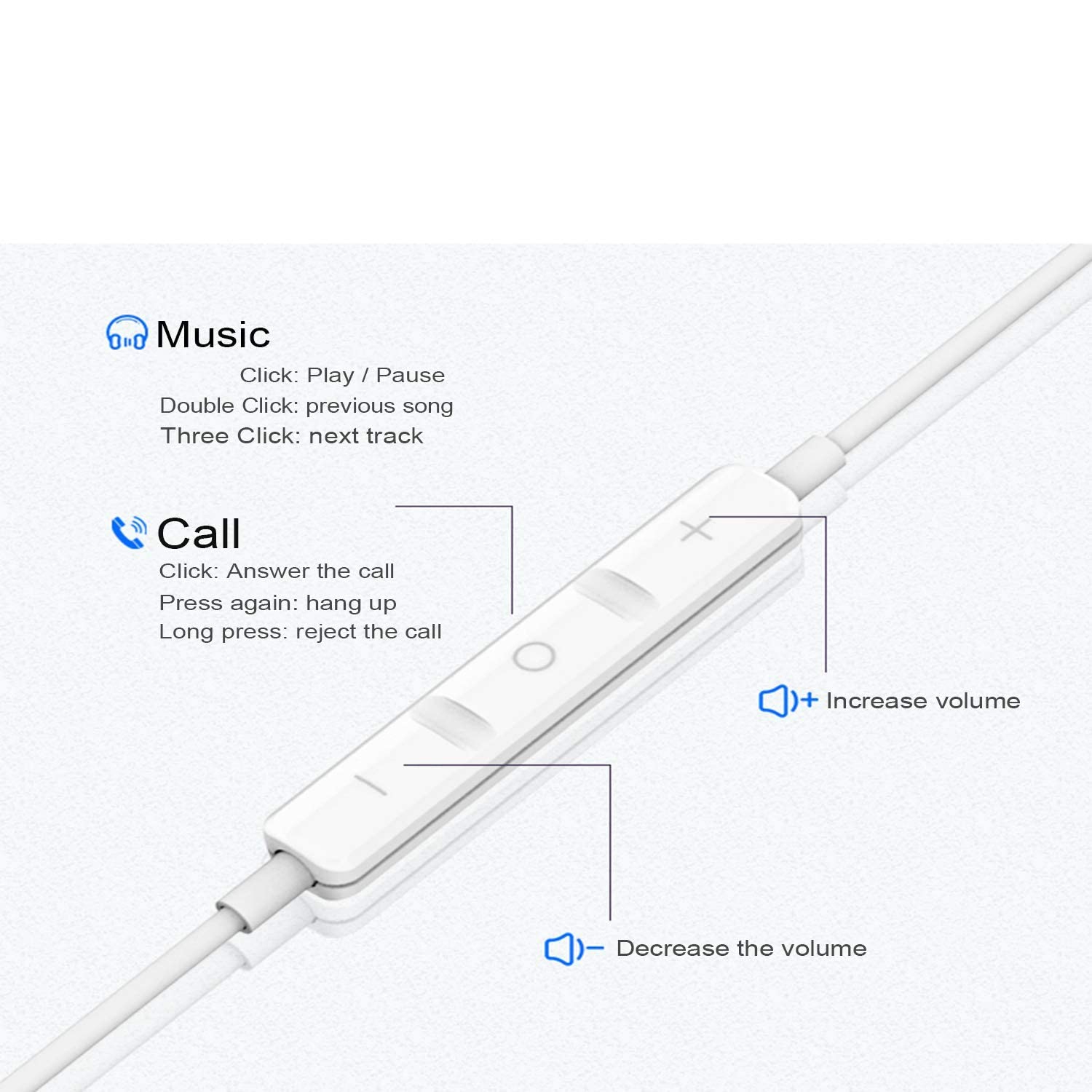 Hi-Res Extra Bass Earbuds Noise Isolating in-Ear Headphones Wired Earbuds with Microphone for iPhone, iPad, MP3, Huawei, Sam