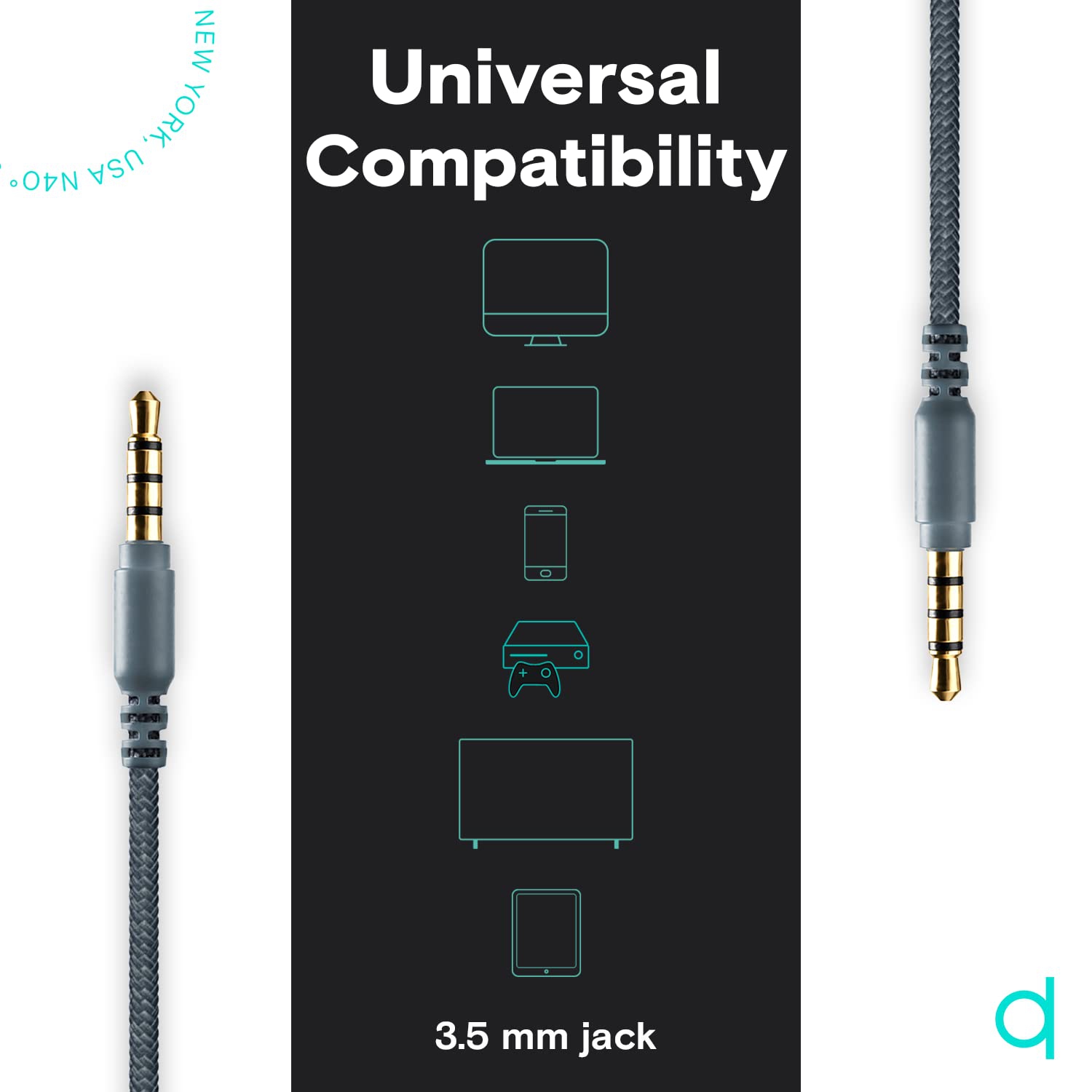 Artix CL750 Wired Headphones with Microphone and Volume Control, On Ear Stereo Noise Isolating Head Phones Corded with Adjus