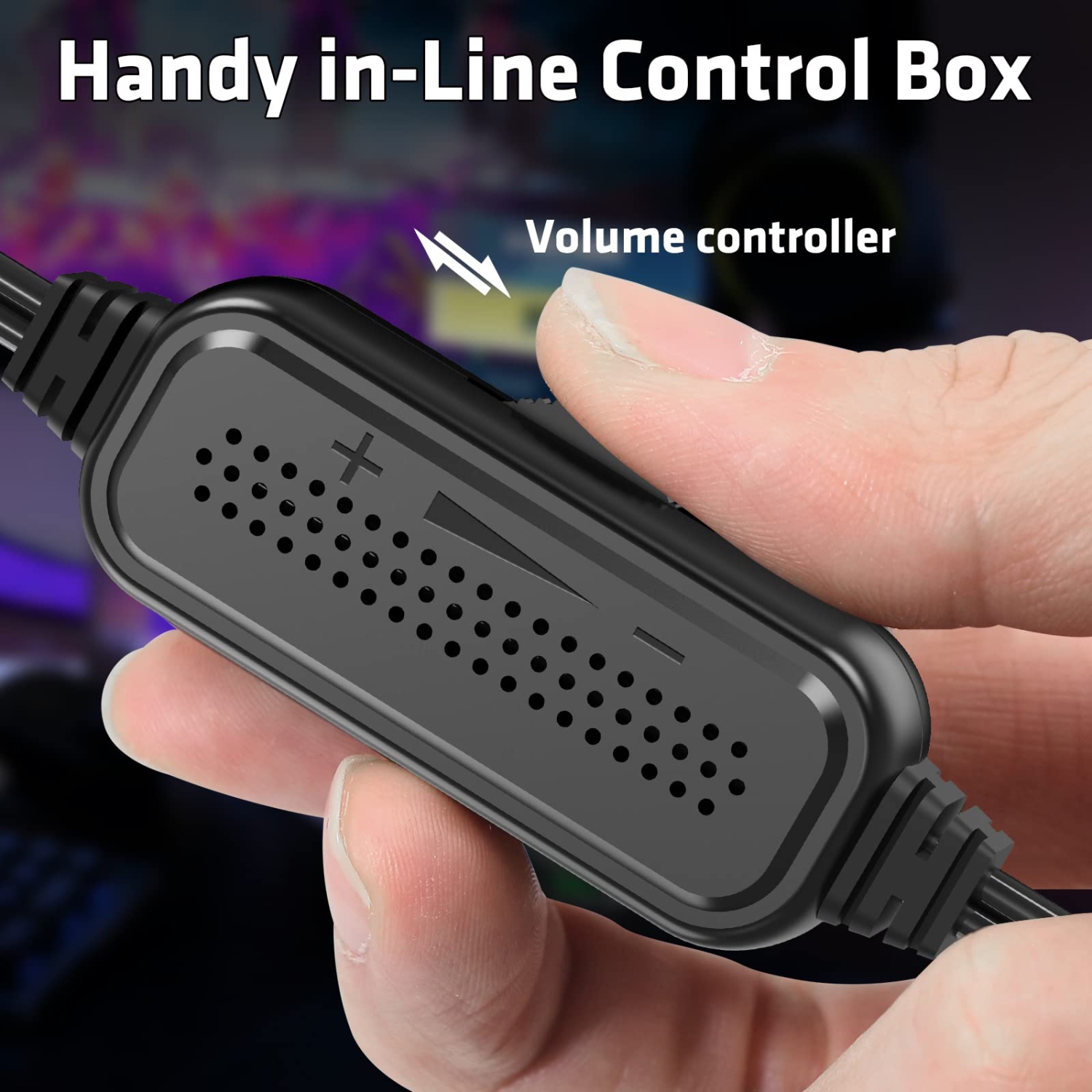 Haut-parleurs d’ordinateur, 2.0 haut-parleurs de jeu alimentés par USB avec commande de volume, éclairage RVB, petite enceinte stéréo avec entrée