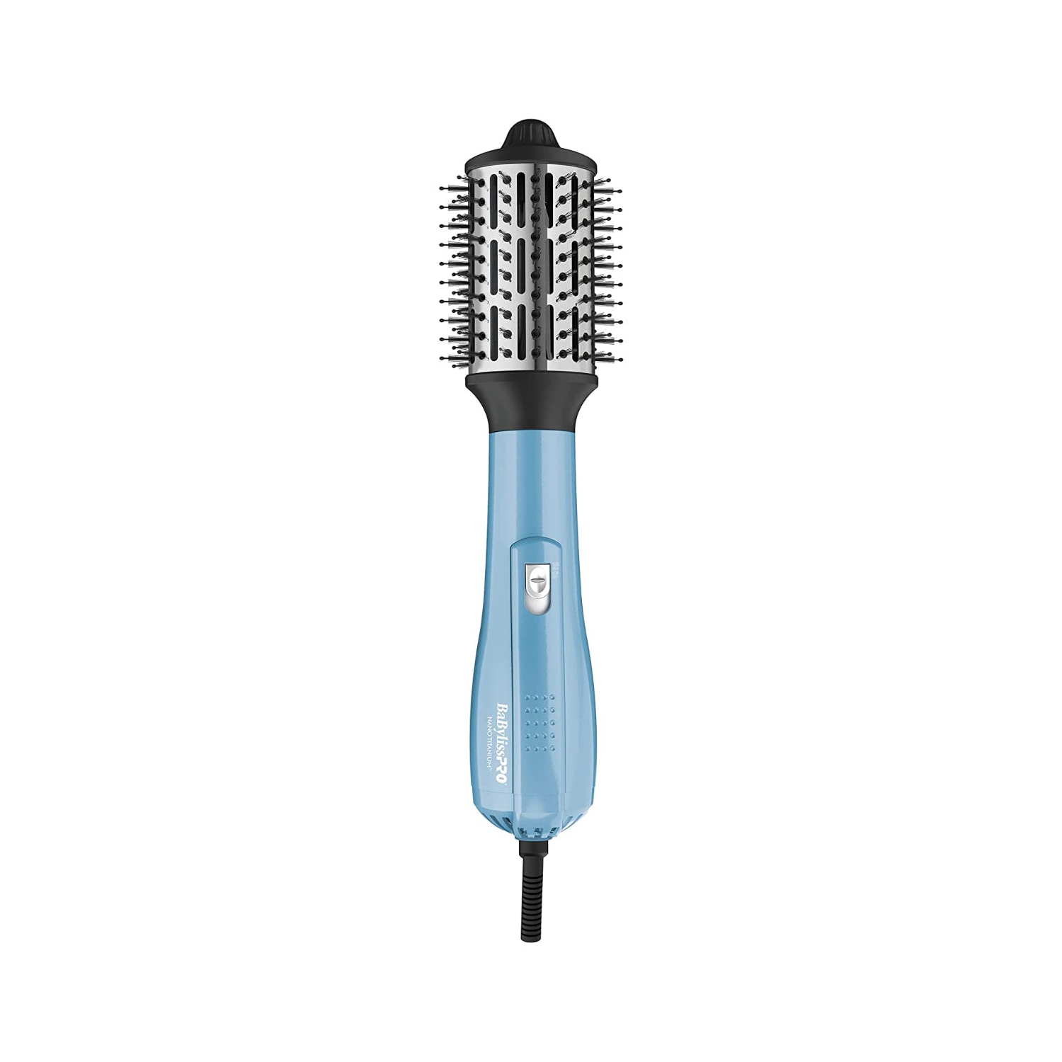 BaBylissPRO Nano Titanium Oval Ionic Hot Air Brush, 2.5"