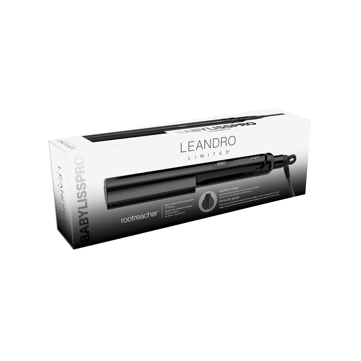 BaBylissPRO Leandro Limited Rootreacher Fer plat 1-1/2 po