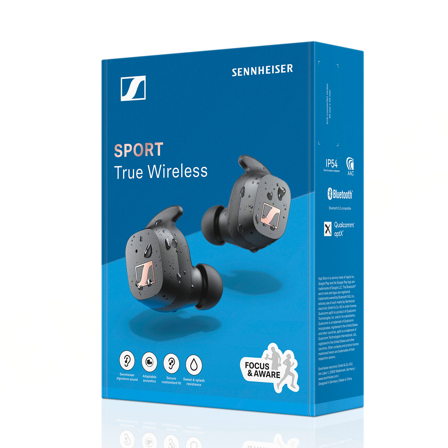 Sennheiser SPORT True In-Ear Sound Isolating True Wireless