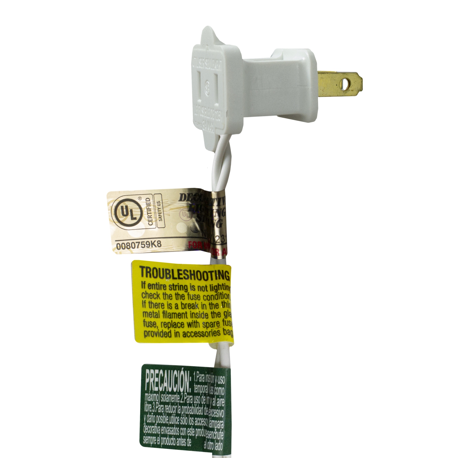 4' Pre-lit White Iridescent Pine Artificial Christmas Tree - Purple Lights