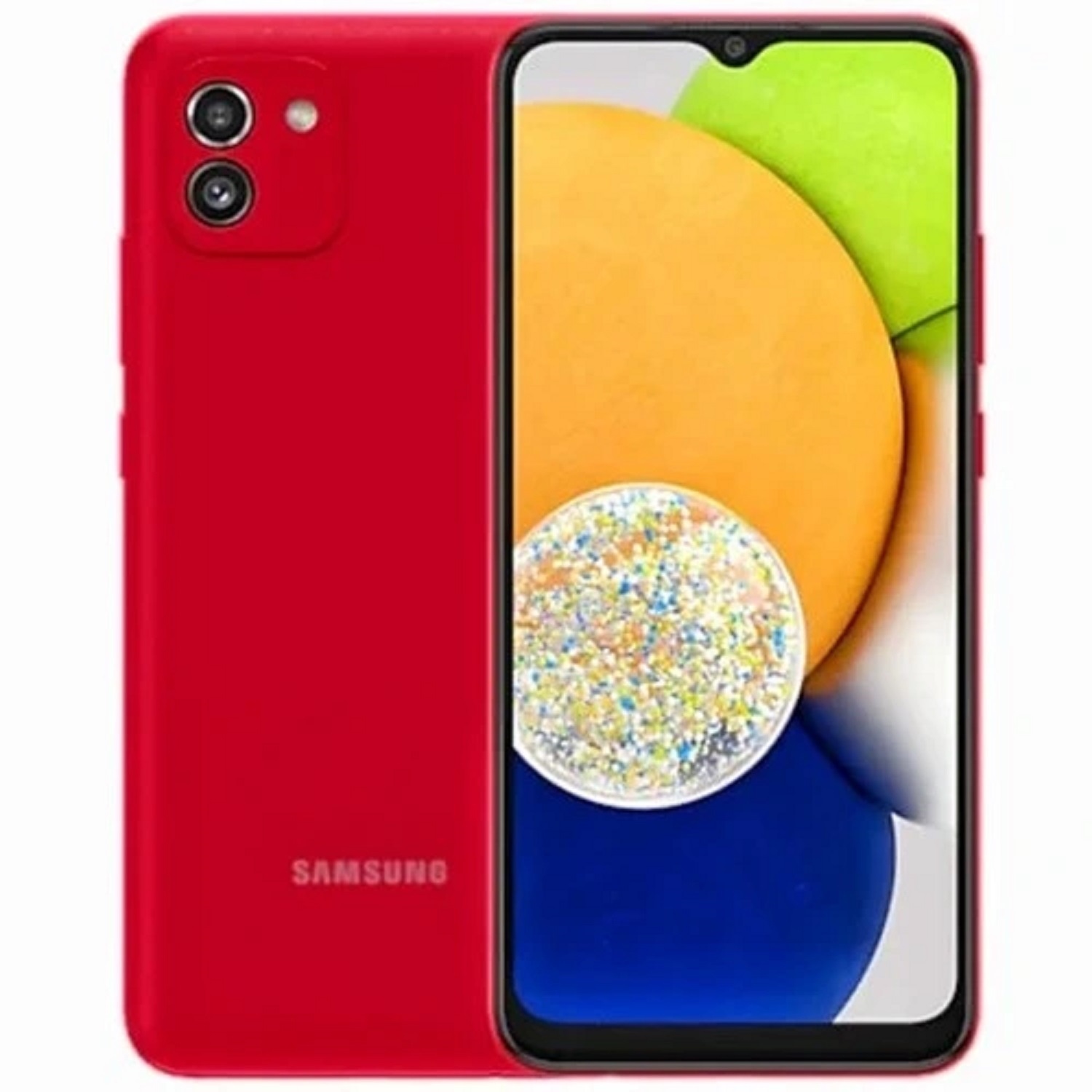 Samsung Galaxy A03 64GB (SM-A035M/DS) GSM Unlocked Smartphone - International Model - Red - Brand New