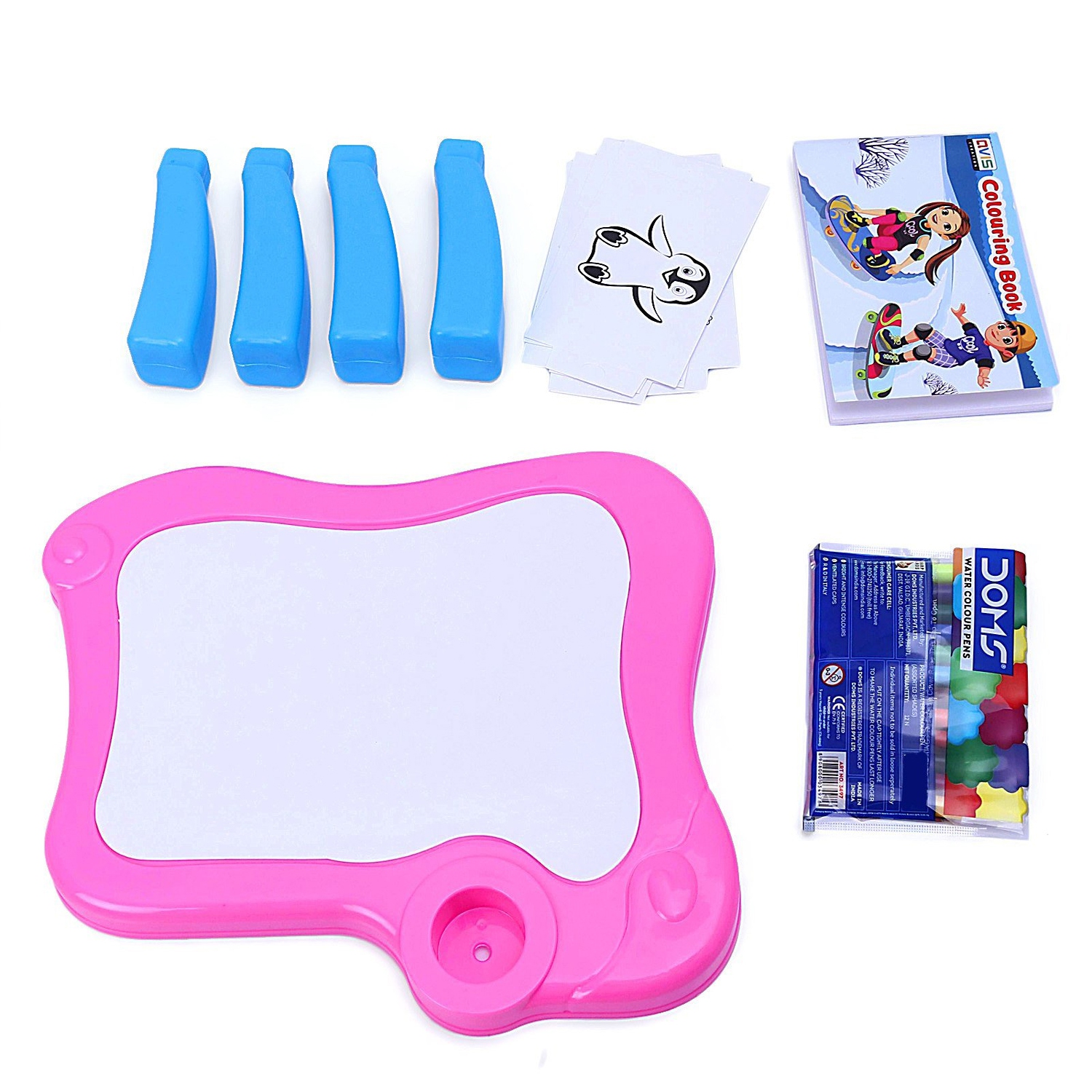 2 In 1 My First Painting Desk Drawing Project Table Kids Learning Painting Project Table for Boys Girls