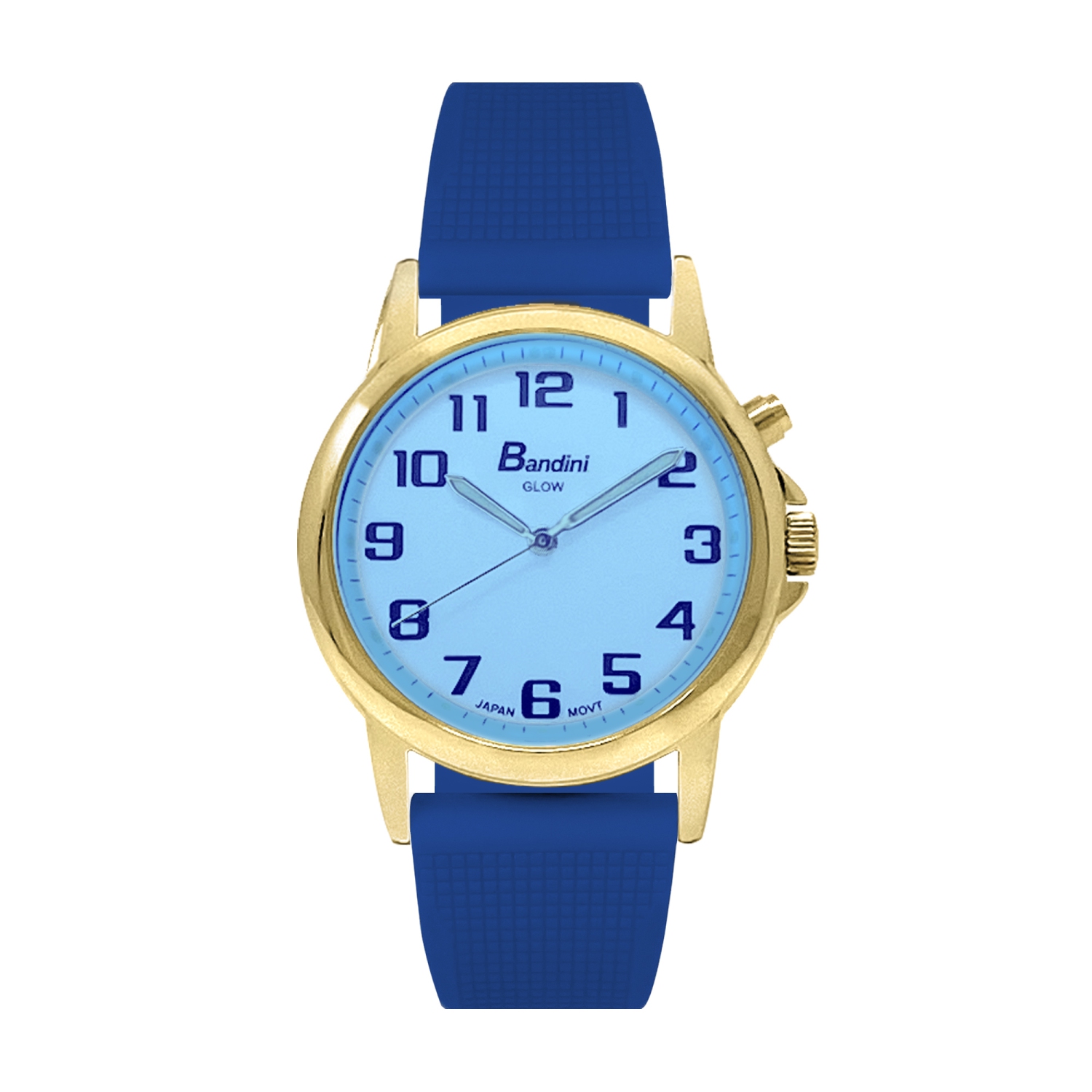 Montre analogique de 38mm pour hommes, ton or, bracelet de déploiement en silicone lavable, cadran blanc lumineux facile à lire, éclairage de nuit,