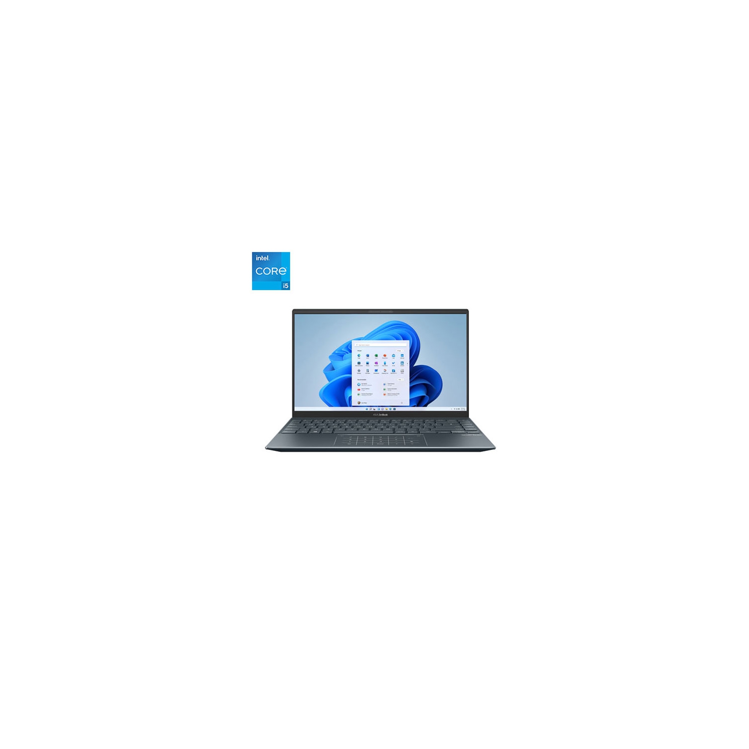 Open Box - ASUS ZenBook 14" Laptop -Pine Grey (Intel Core i5-1135G7/512GB SSD/8GB RAM/Windows 11)