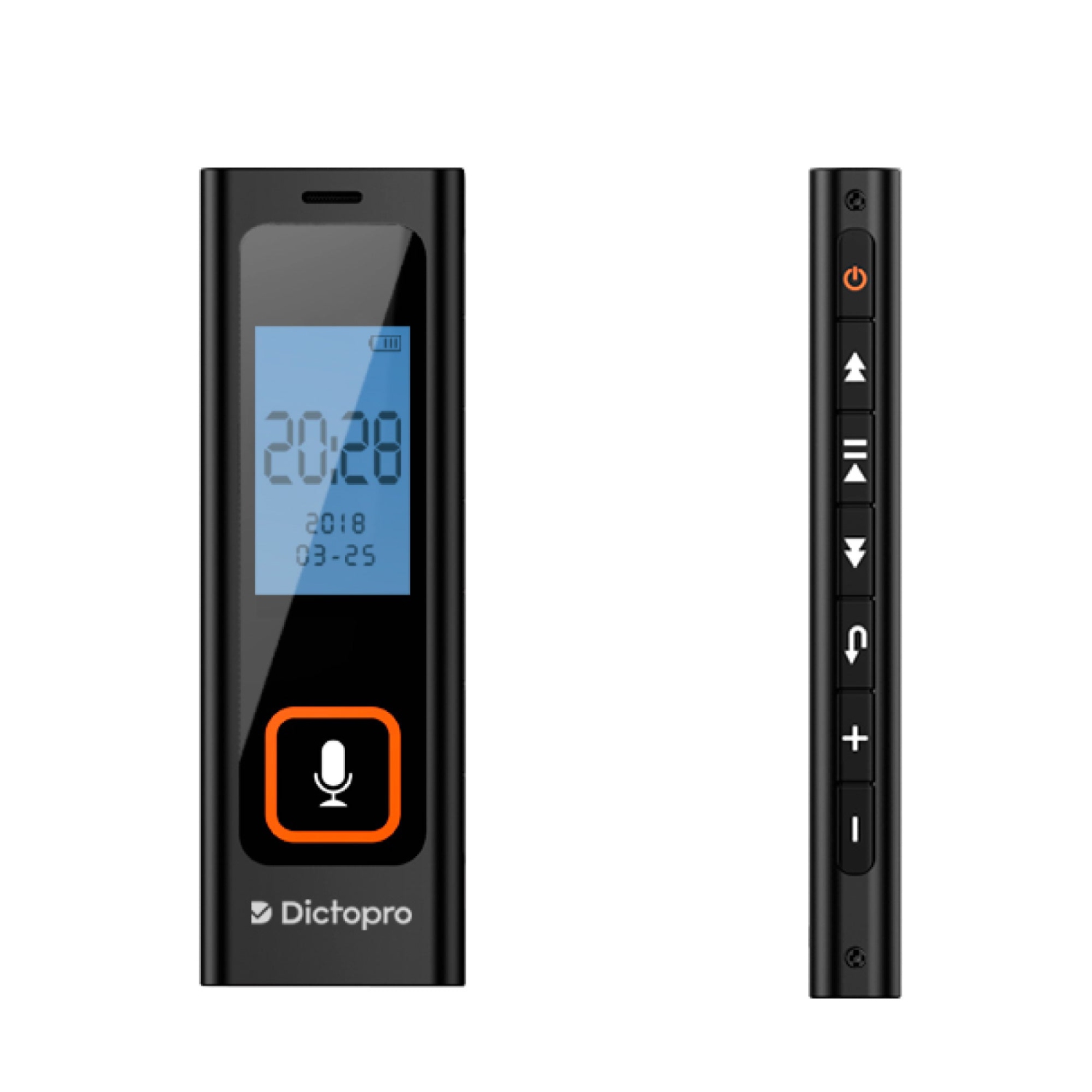 Digital Voice Activated Recorder w/Password Protection, HQ Recording from 60ft, Record Lectures, Sensitive Mic, Automatic Noise Reduction, 582H