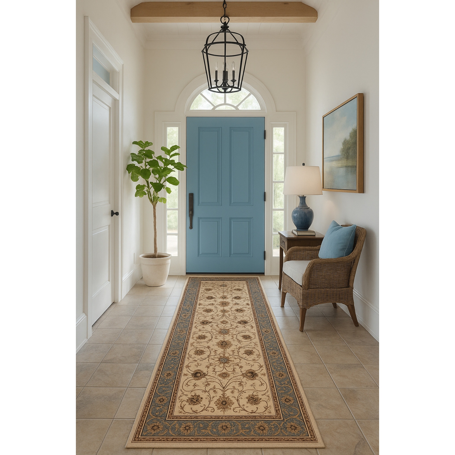 Tapis d'intérieur traditionnel perse Rug Branch