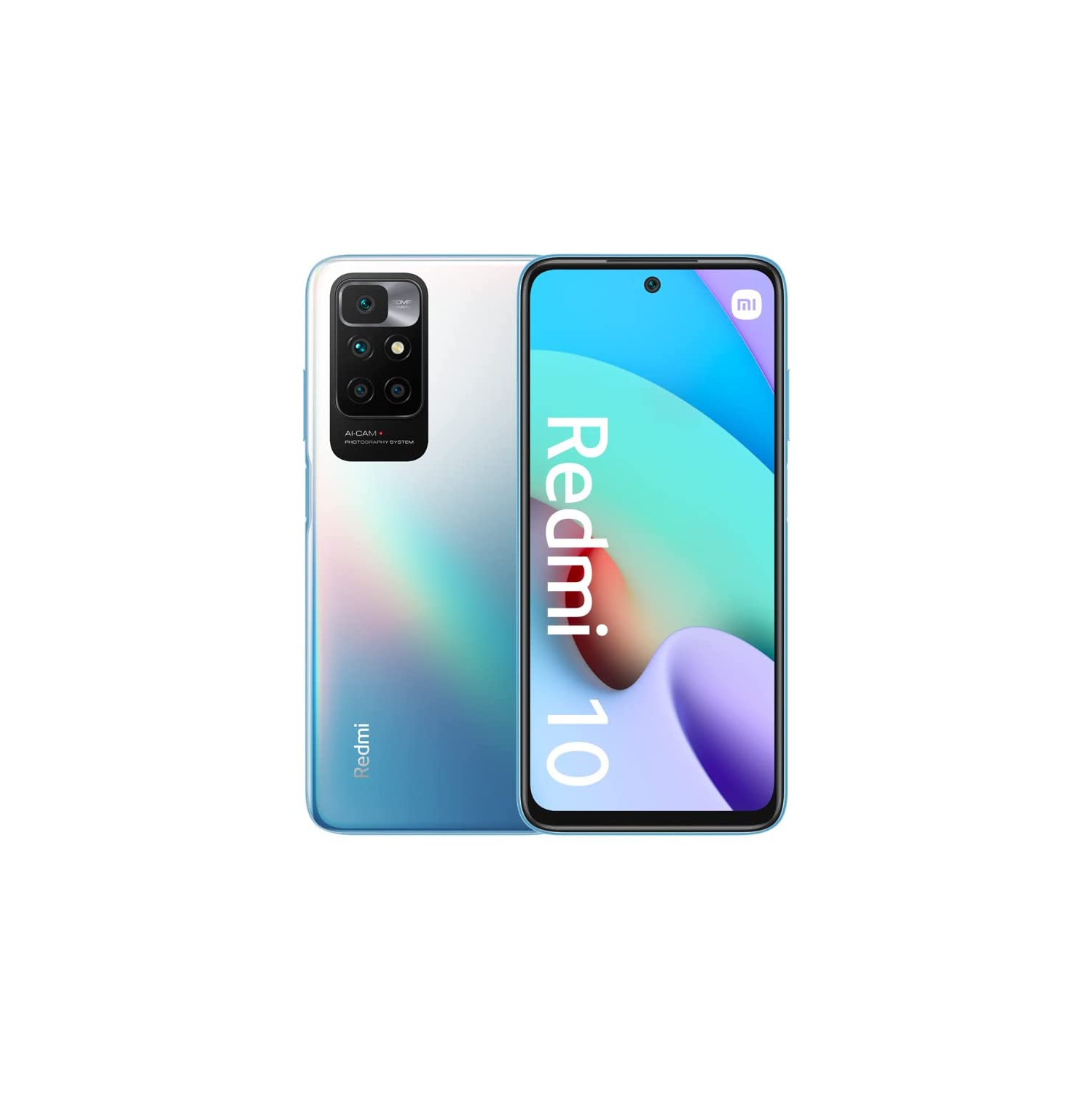 Redmi 10 (Global Version) (64GB/4GB, Sea Blue) - Brand New