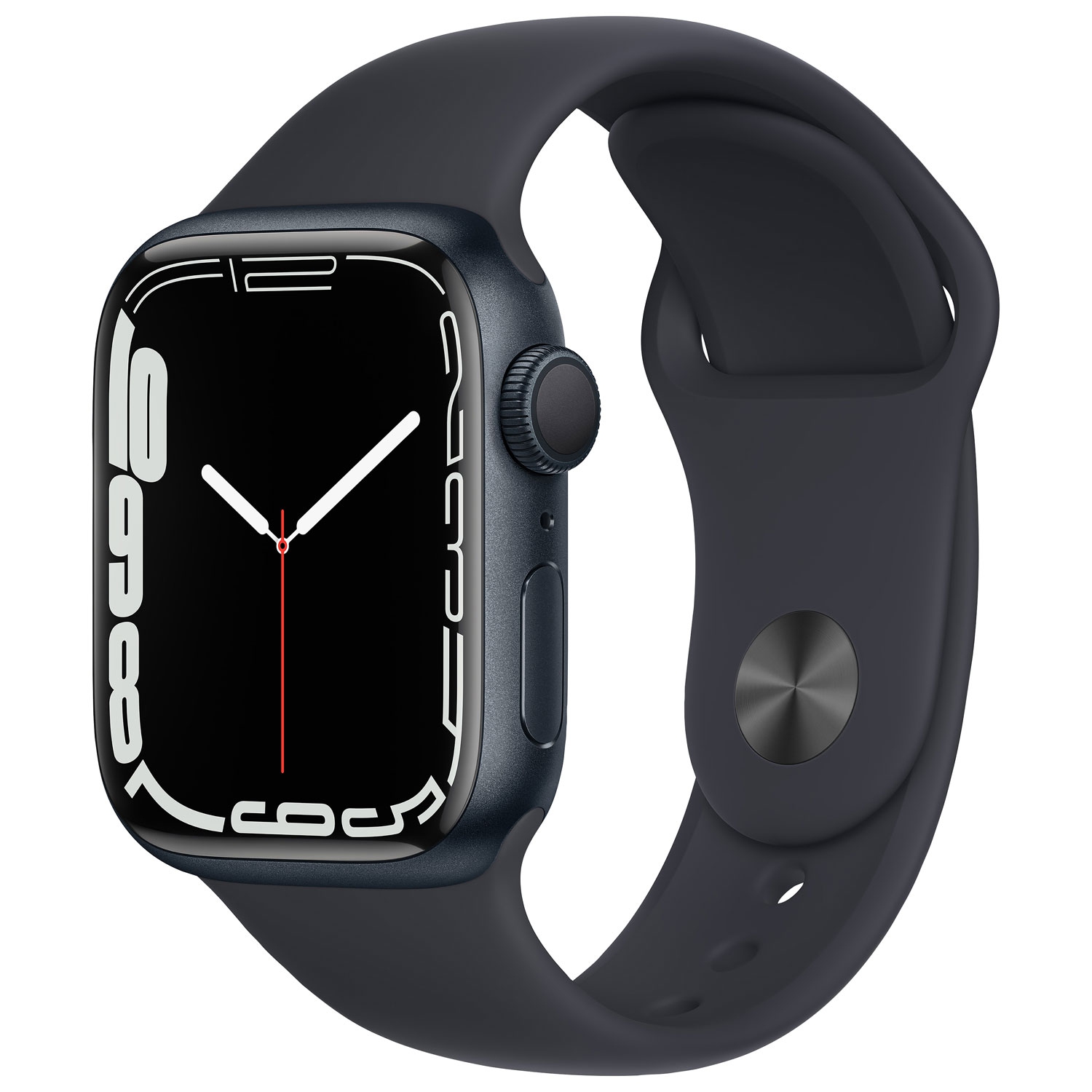 Refurbished (Fair) - Apple Watch Series 7 (GPS) 41mm Midnight Aluminum Case with Midnight Sport Band