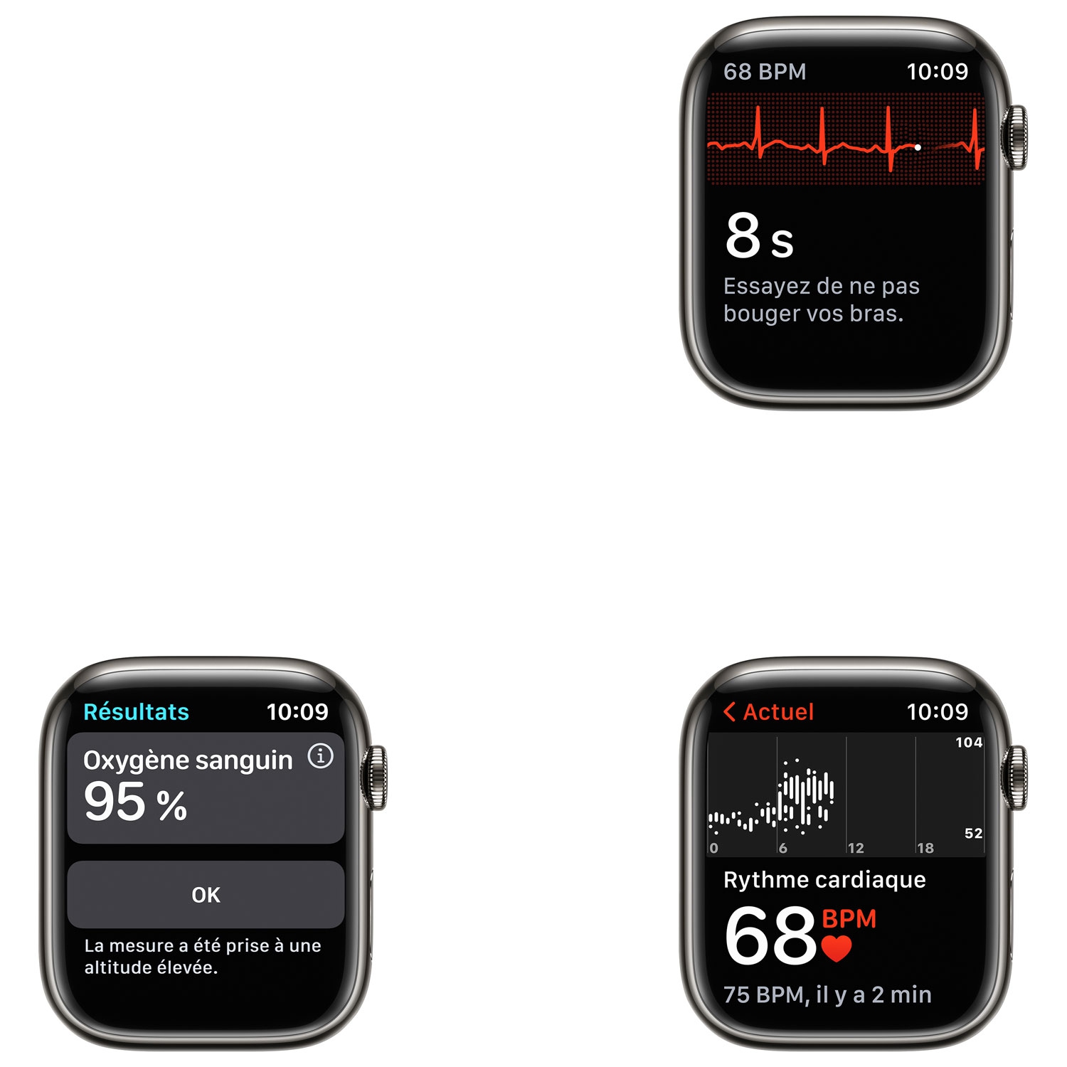 Refurbished - Apple Watch Series 7 (GPS + Cellular) 45mm Graphite Stainless Steel Case with Midnight Sport Band