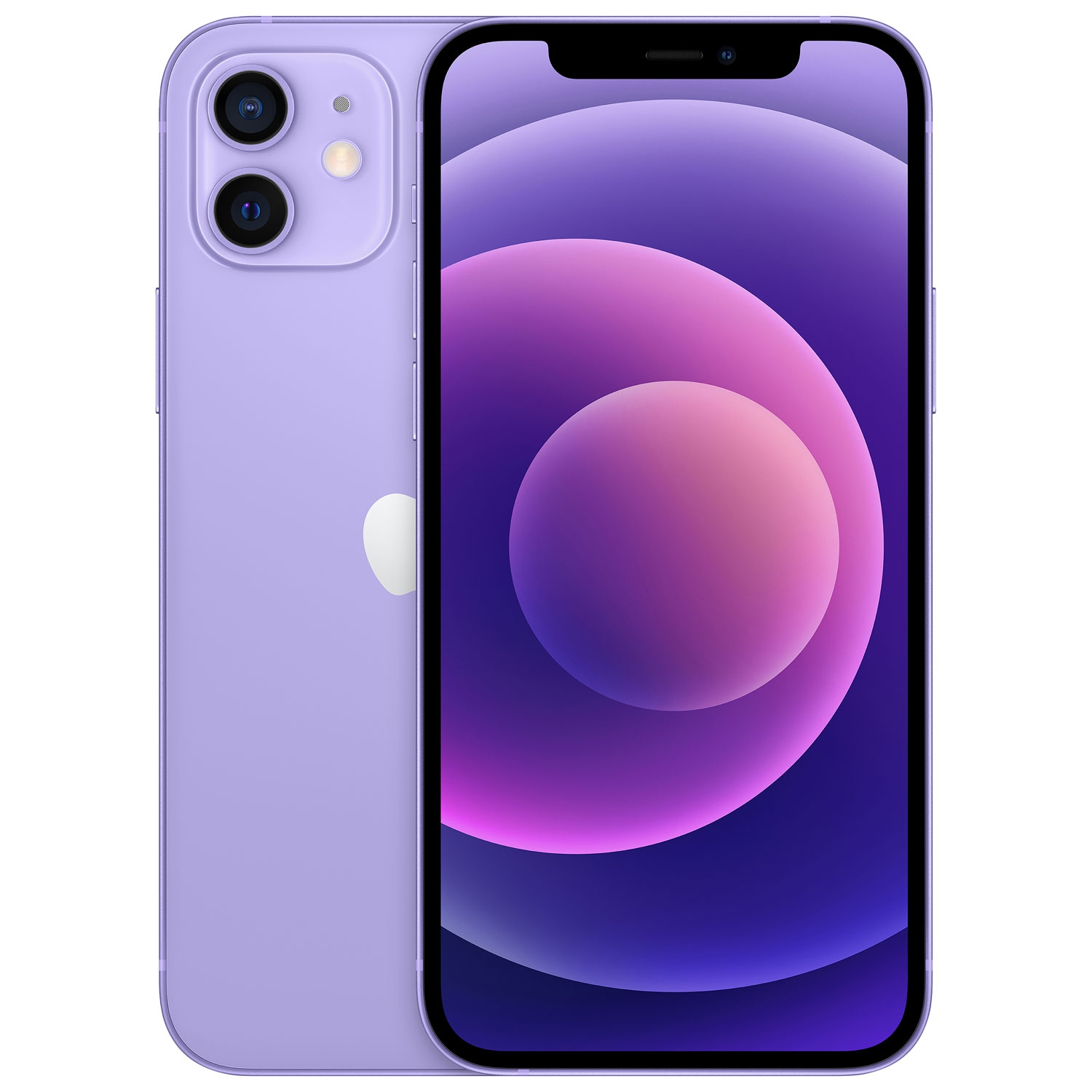 Refurbished (Fair) - Apple iPhone 12 128GB - Purple - Unlocked