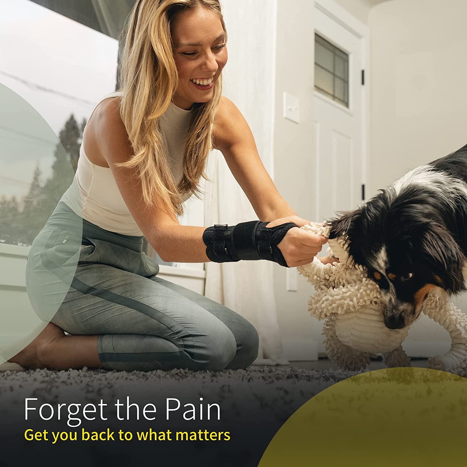 Wrist Splint Brace & Support and Tendonitis Arthritis Pain Relief Fully Adjustable With Comfort Padding