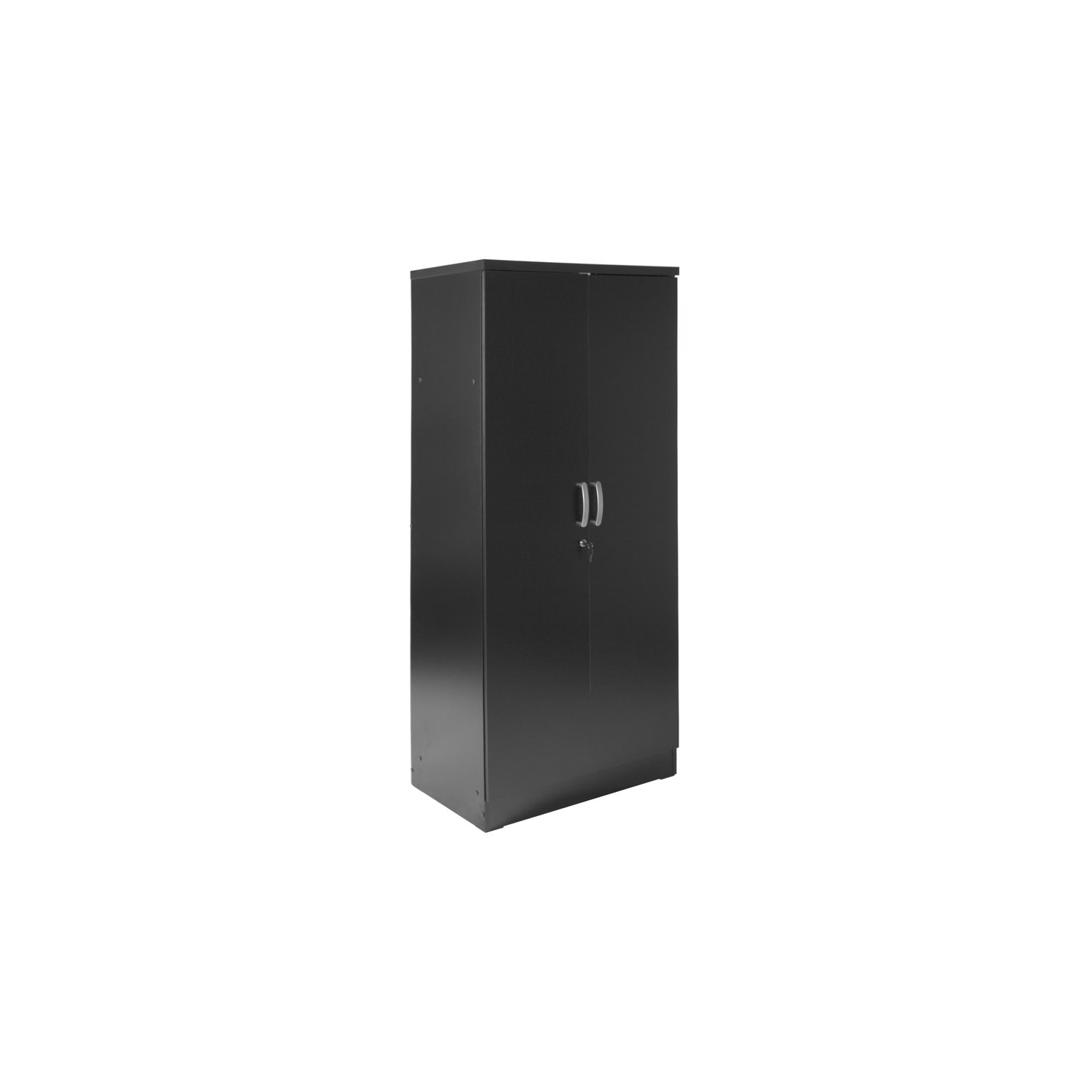 Better Home Products – Armoire en bois à deux portes Harmony, noir