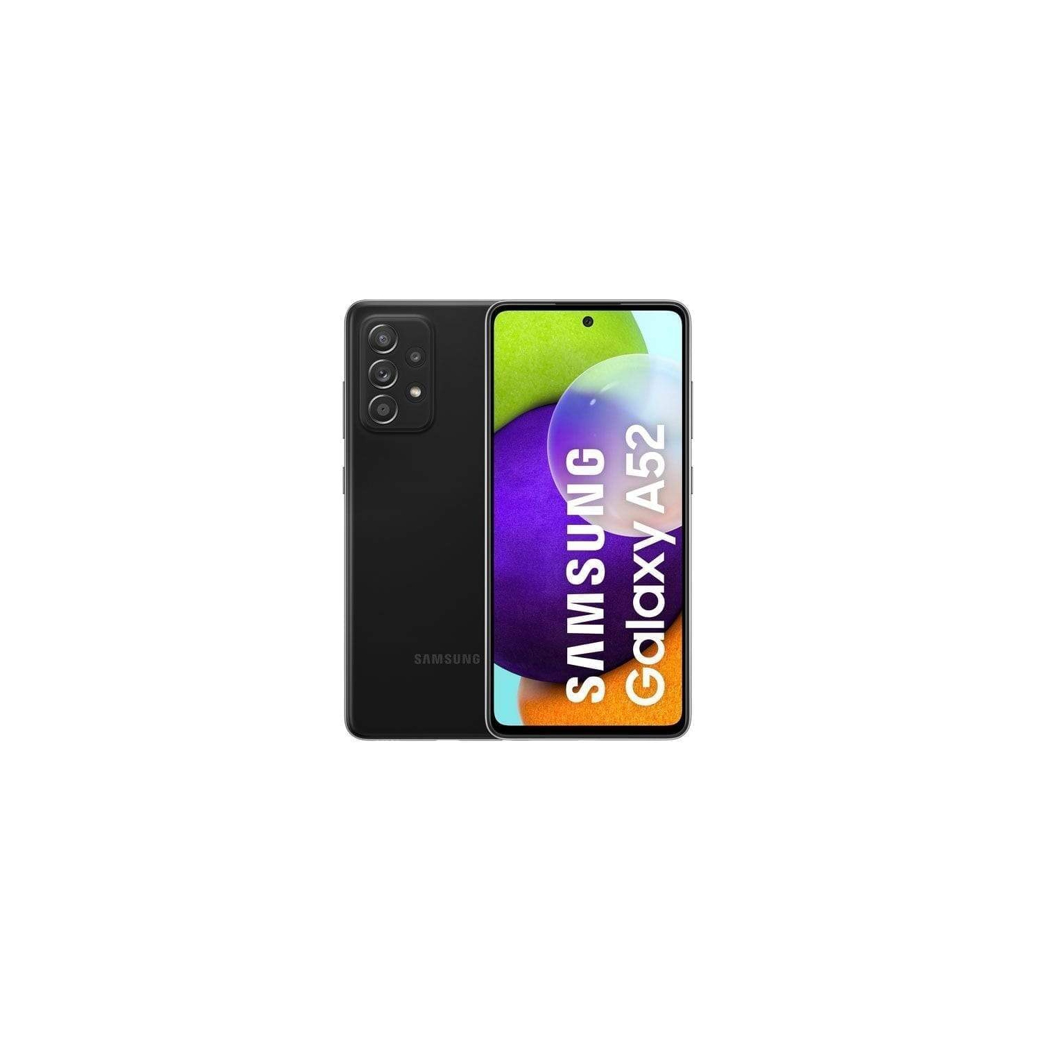 Samsung Galaxy A52 (A525F DS) (Dual SIM, 256GB/8GB, Awesome Black) - Brand New