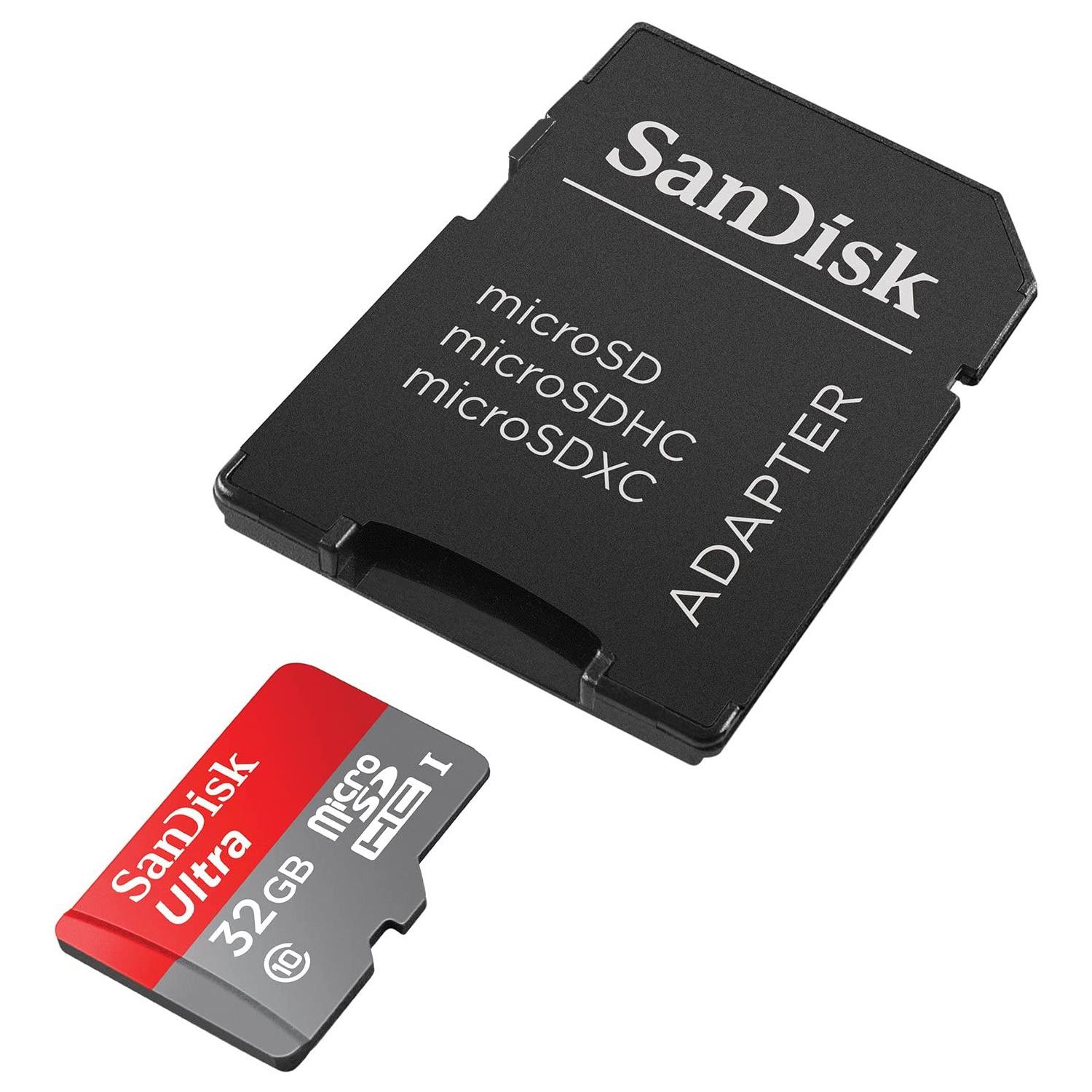 Carte mémoire SDHC Ultra 32 Go de SanDisk + adaptateur