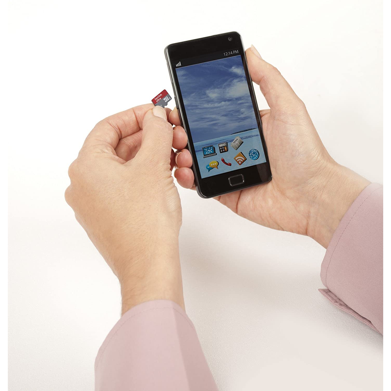 Carte mémoire SDHC Ultra 32 Go de SanDisk + adaptateur