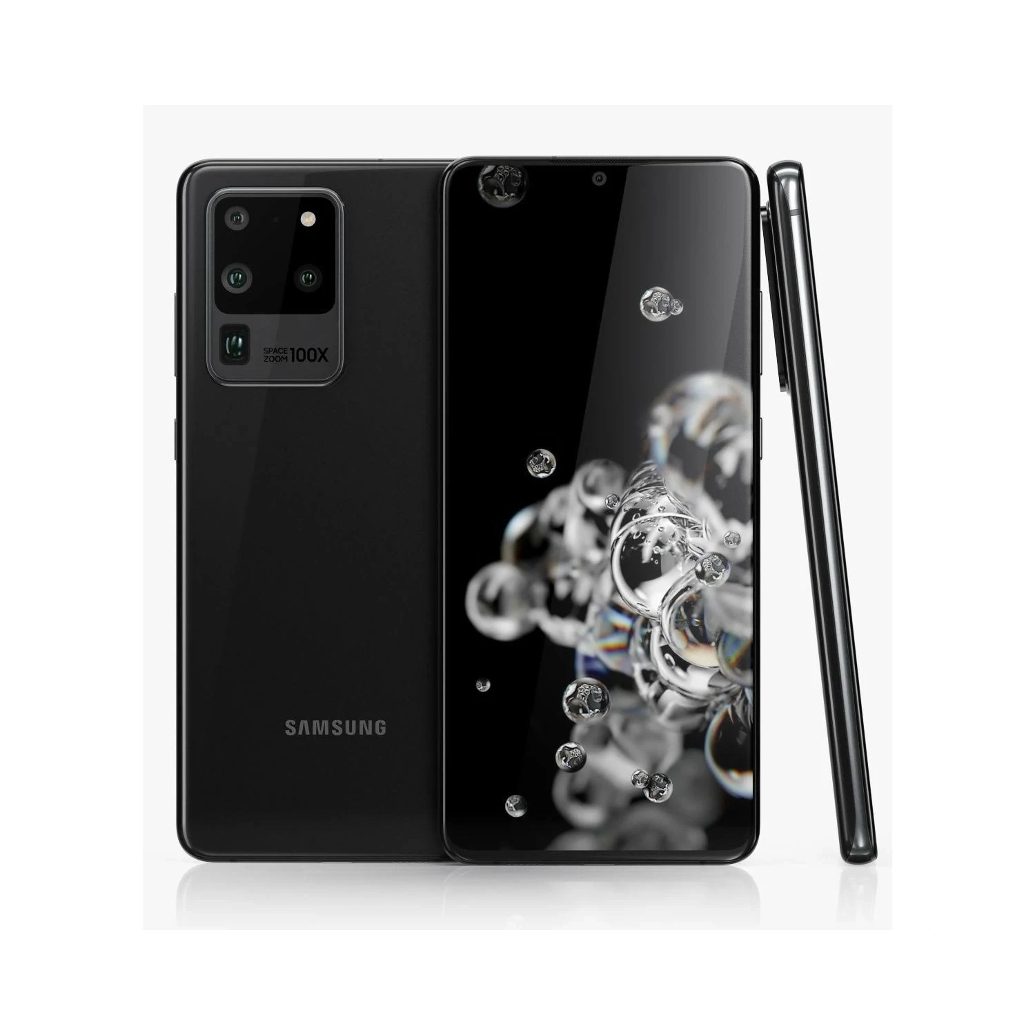 Refurbished - Samsung Galaxy S20 Ultra 5G 128GB Smartphone - Cosmic Black - Unlocked
