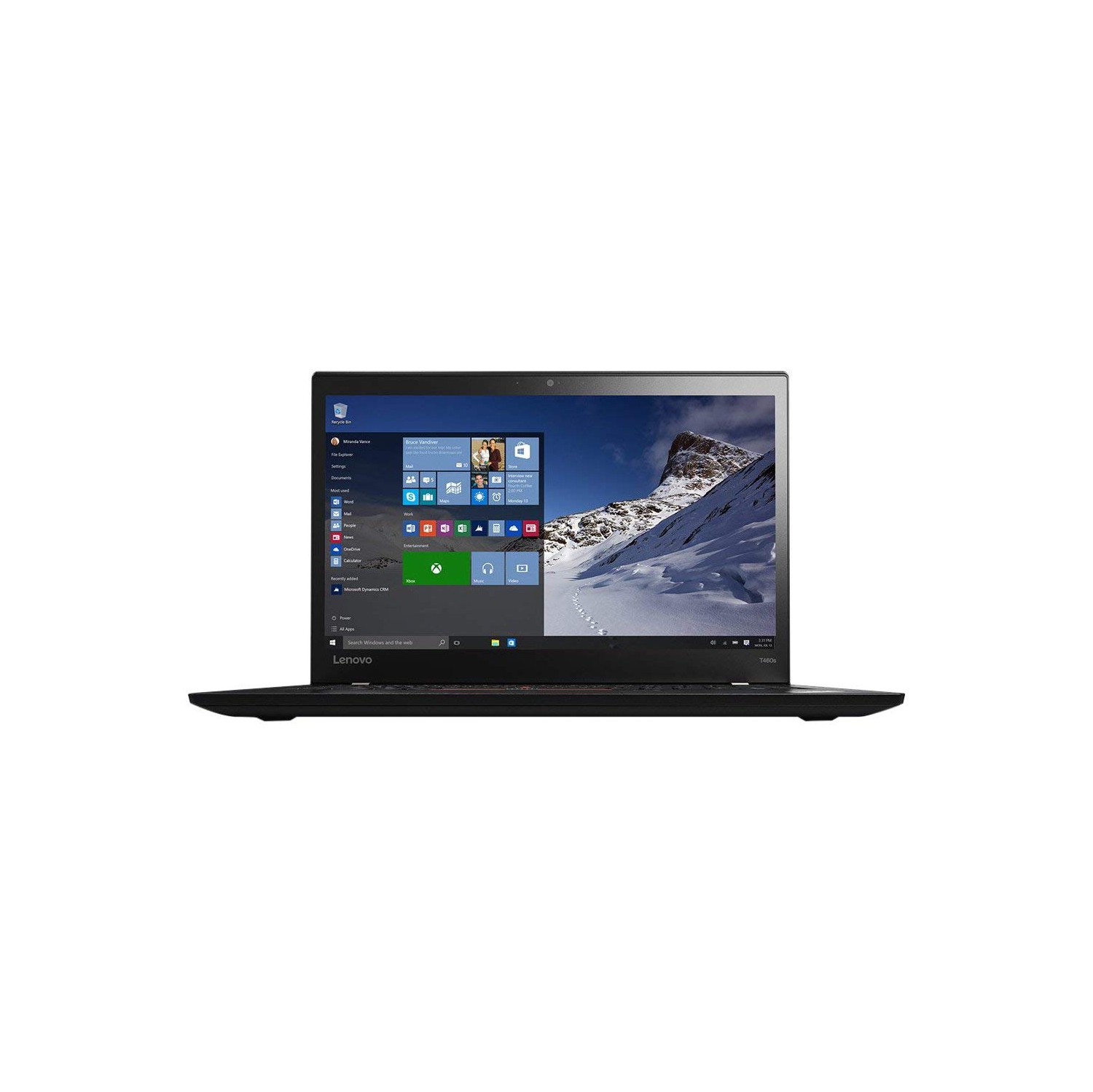 Remis à neuf - portable ultra mince 14 po HD intégrale ThinkPad T460 Lenovo - Core i5-6300U Intel - RAM 16 Go - SSD 256 Go - Windows 10 Pro
