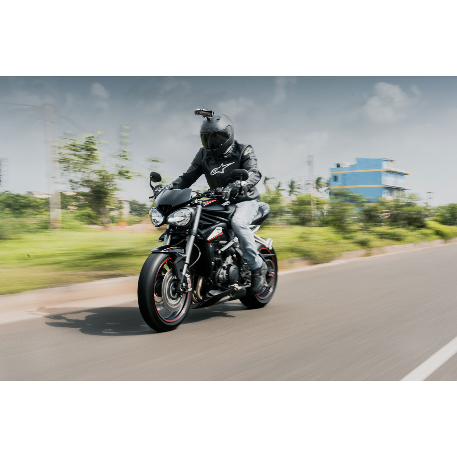 Caméra de tableau de bord HD intégrale 1080p Moto Snap avec Wi-Fi de GekoGear pour motocyclette