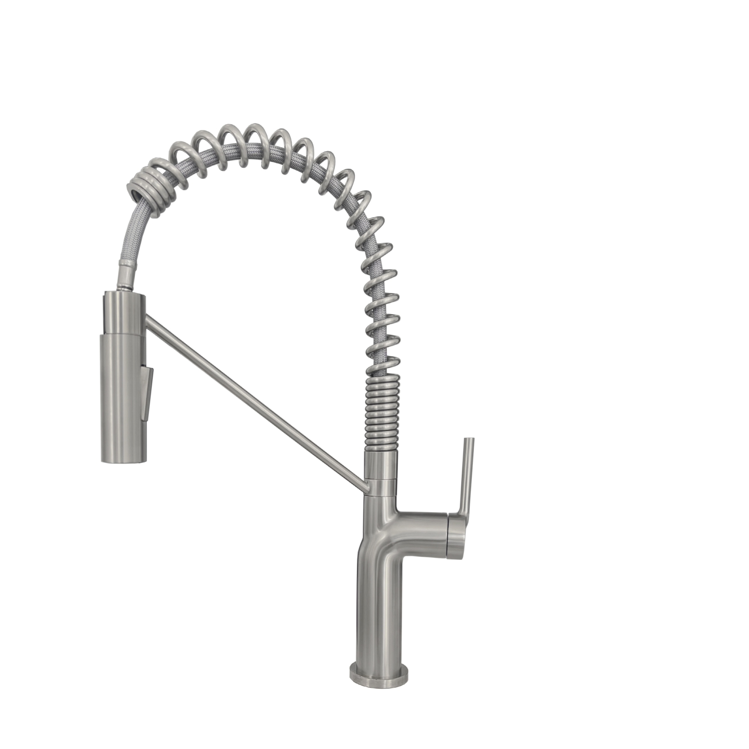 Kitchen Faucet With Pull Down Sprayer Stainless Steel   16320770 