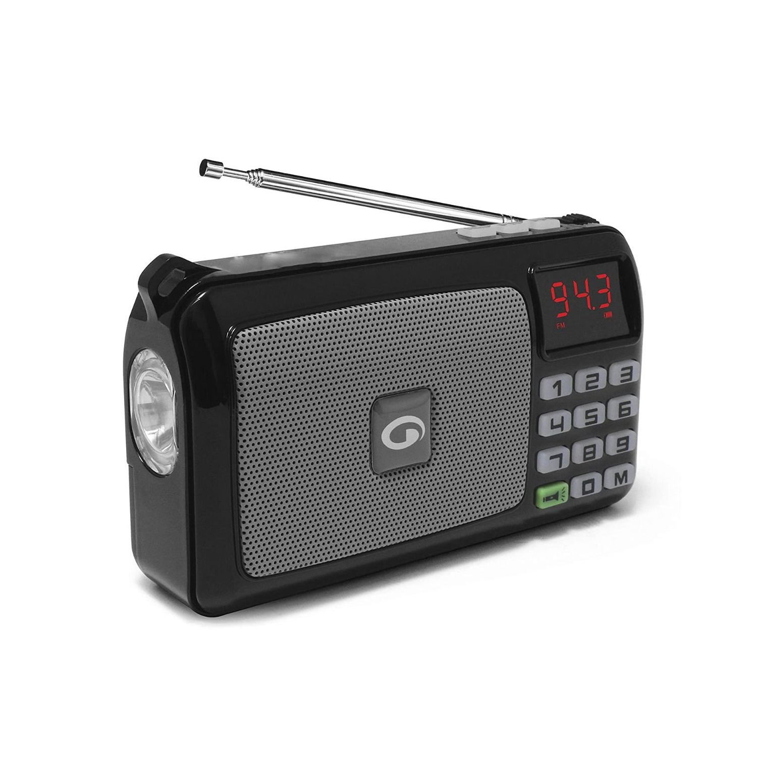 Portable AM FM Radio with Best Reception,Rechargeable or AC Power,Big Speaker,Large Tuning Knob,Clear Dial,Earphone Jack for Gift,Elder,Home
