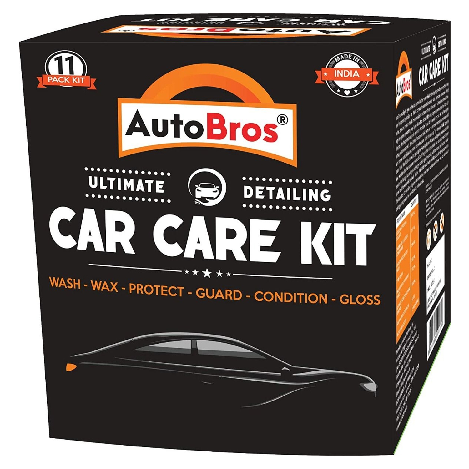 11pcs Auto Bros Large Car Care Kit Fine Body Compound Repair Polish Paint Remover Care , Car Care Detailing Car Kit