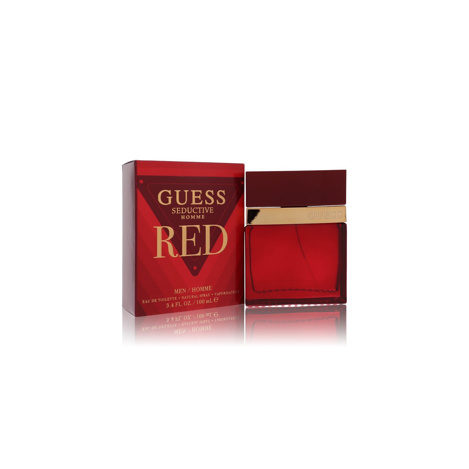 Guess Seductive Homme Red by Guess Eau De Toilette Spray 3.4 oz