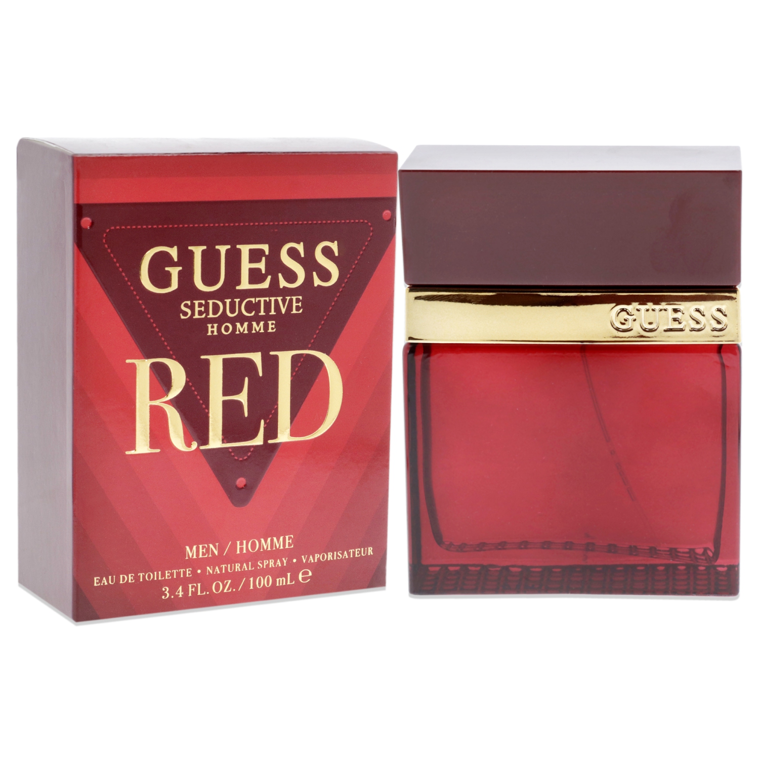 Guess Seductive Homme Red by Guess Eau De Toilette Spray 3.4 oz