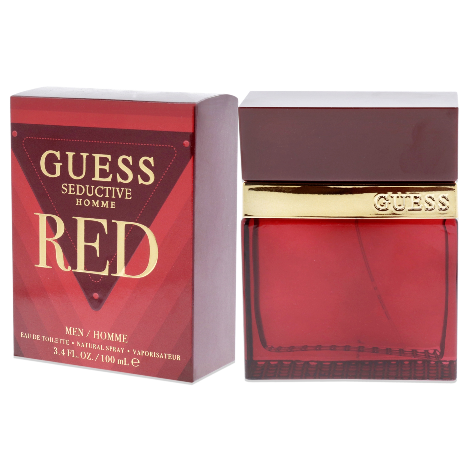 Guess Seductive Homme Red by Guess Eau De Toilette Spray 3.4 oz