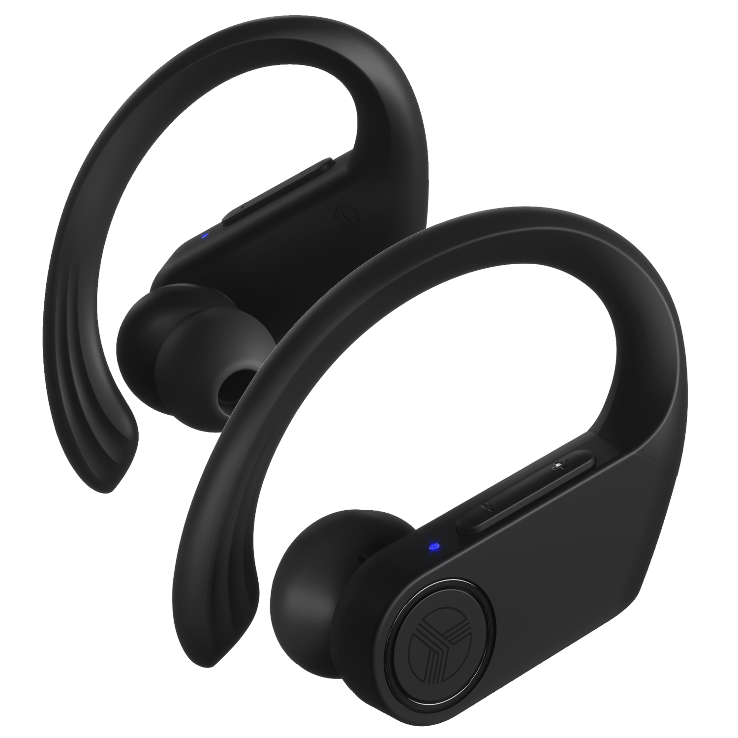 Treblab X3 Pro - True Wireless Earbuds with Earhooks - 45H Battery Life, Bluetooth 5.0 with aptX, IPX7 Waterproof Headphones - TWS Bluetooth Earphones with Charging case (Renewed)