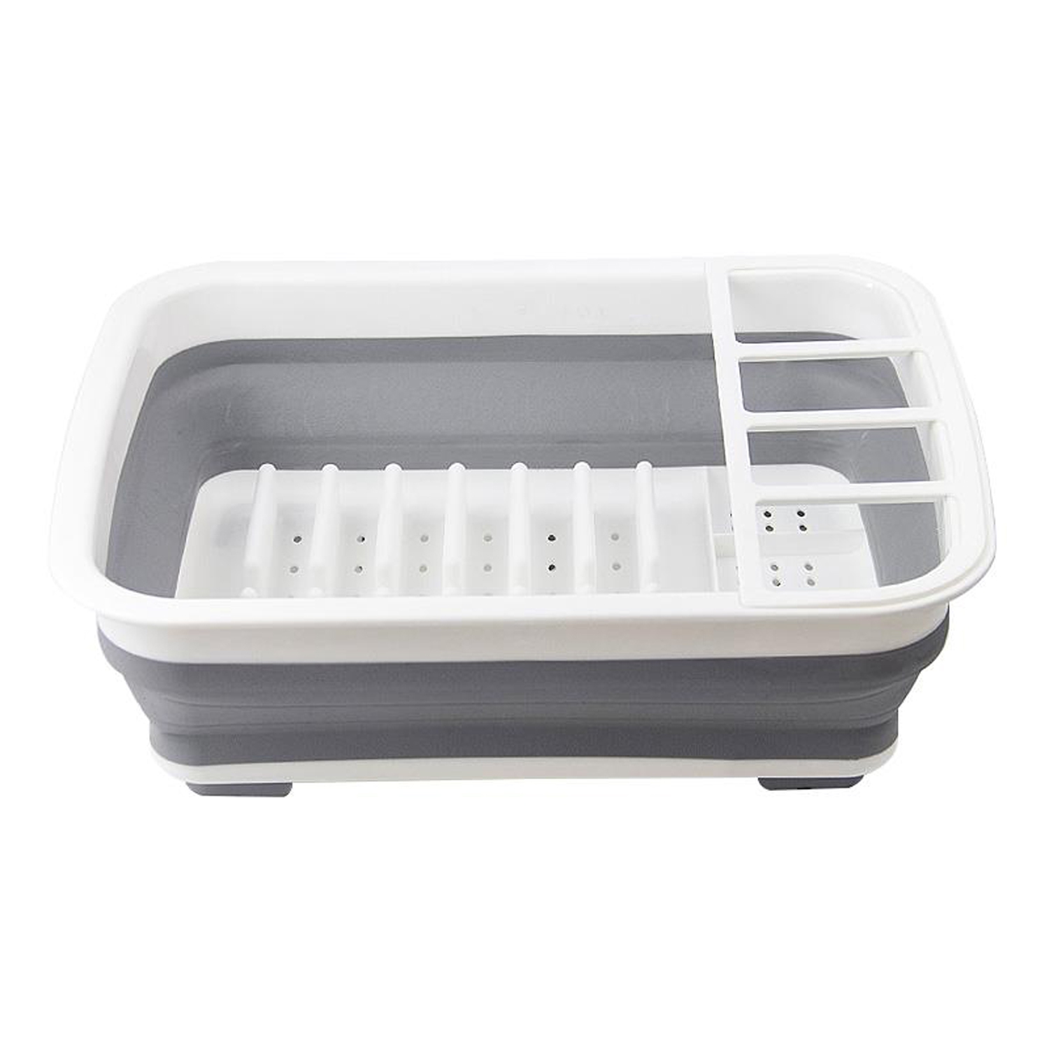 ITY International - Collapsible Dish Rack, 14.5" x 12.25" x 5", Gray