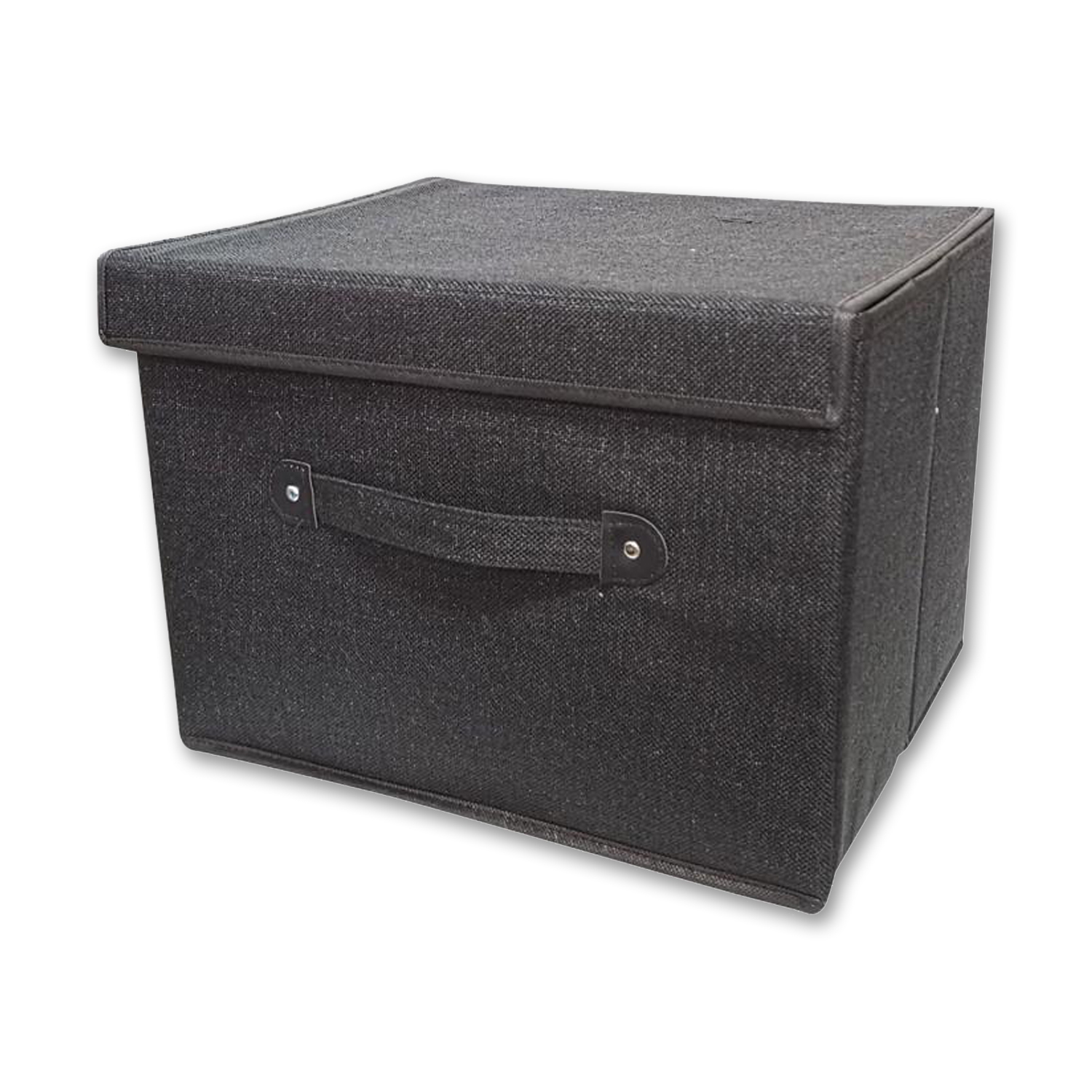 ITY International - Foldable Storage Box, 14.6"x11.8"x10.6", Black