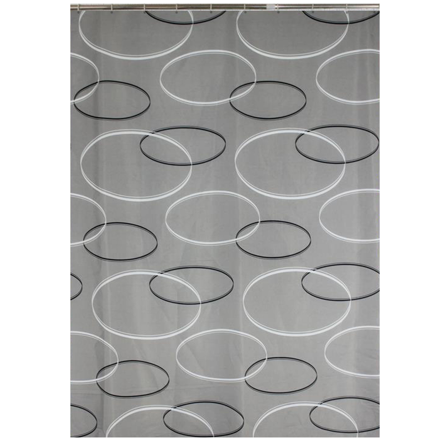 ITY International - Polyester Shower Curtain, 71" x 71", Gray