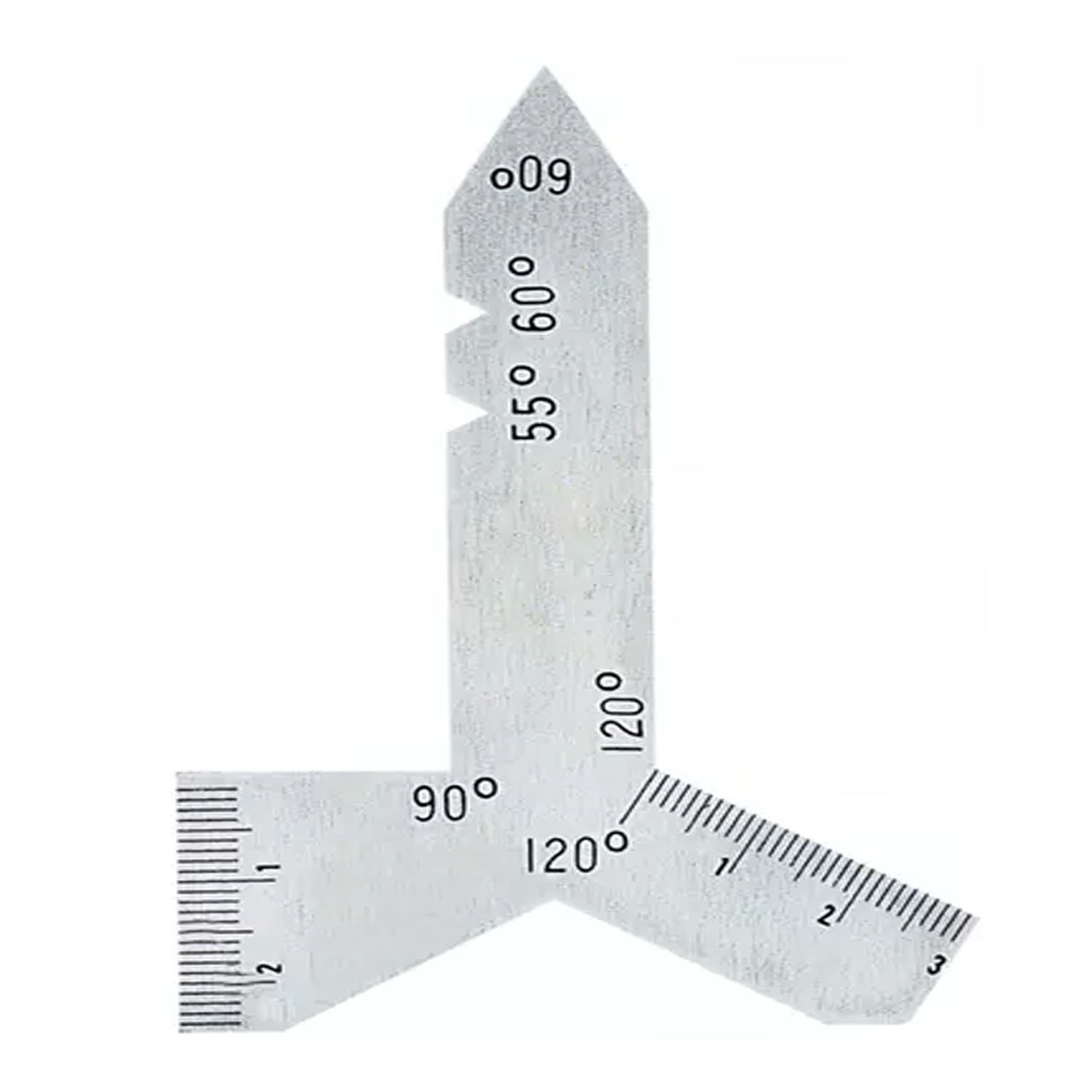 Center Gauge Angle Degrees Template Inch Metric Screw 55/60 Thread Pitch Gauge Measuring Lathe Tools