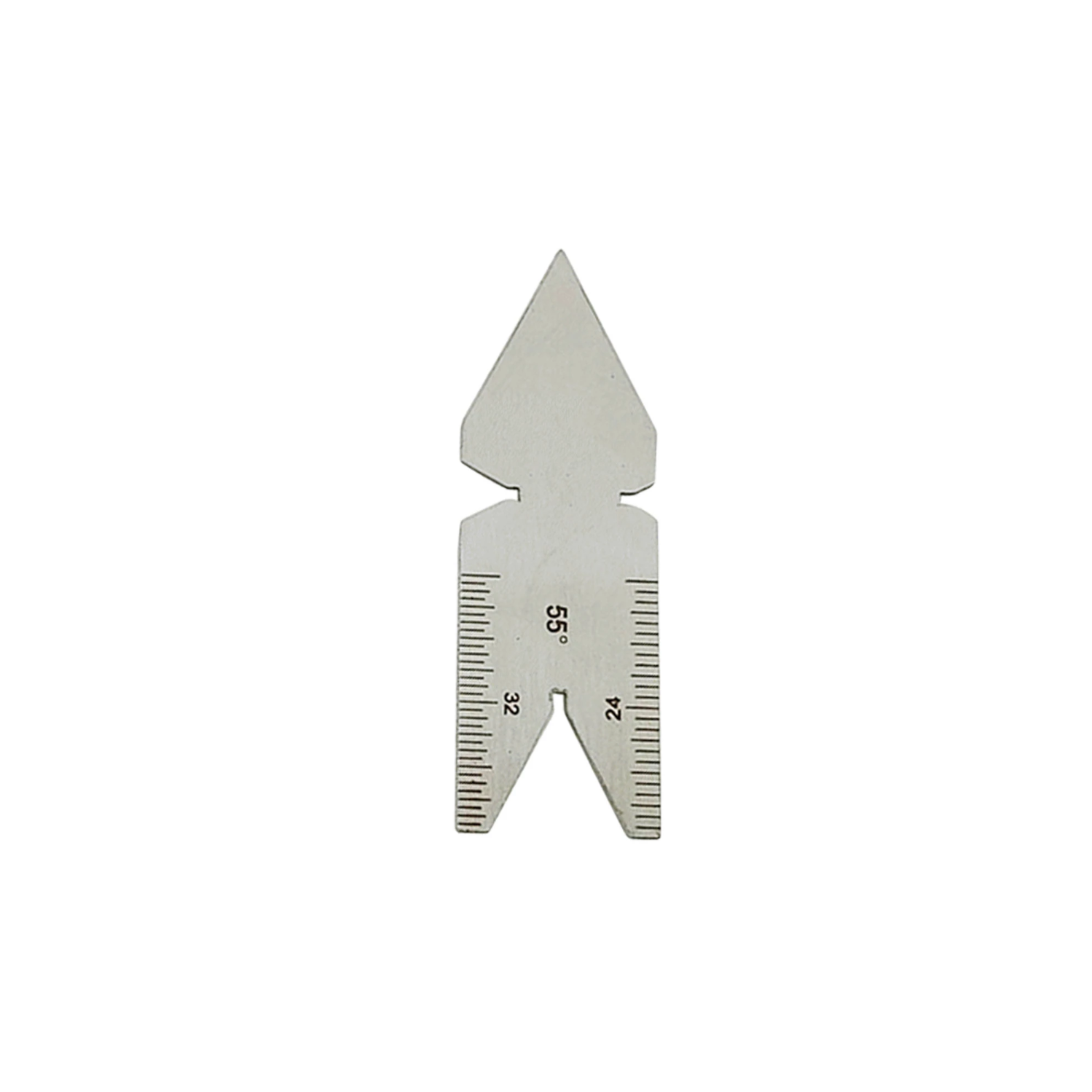 Center Gauge Angle Degrees Template Inch Metric Screw 55/60 Thread Pitch Gauge Measuring Lathe Tools