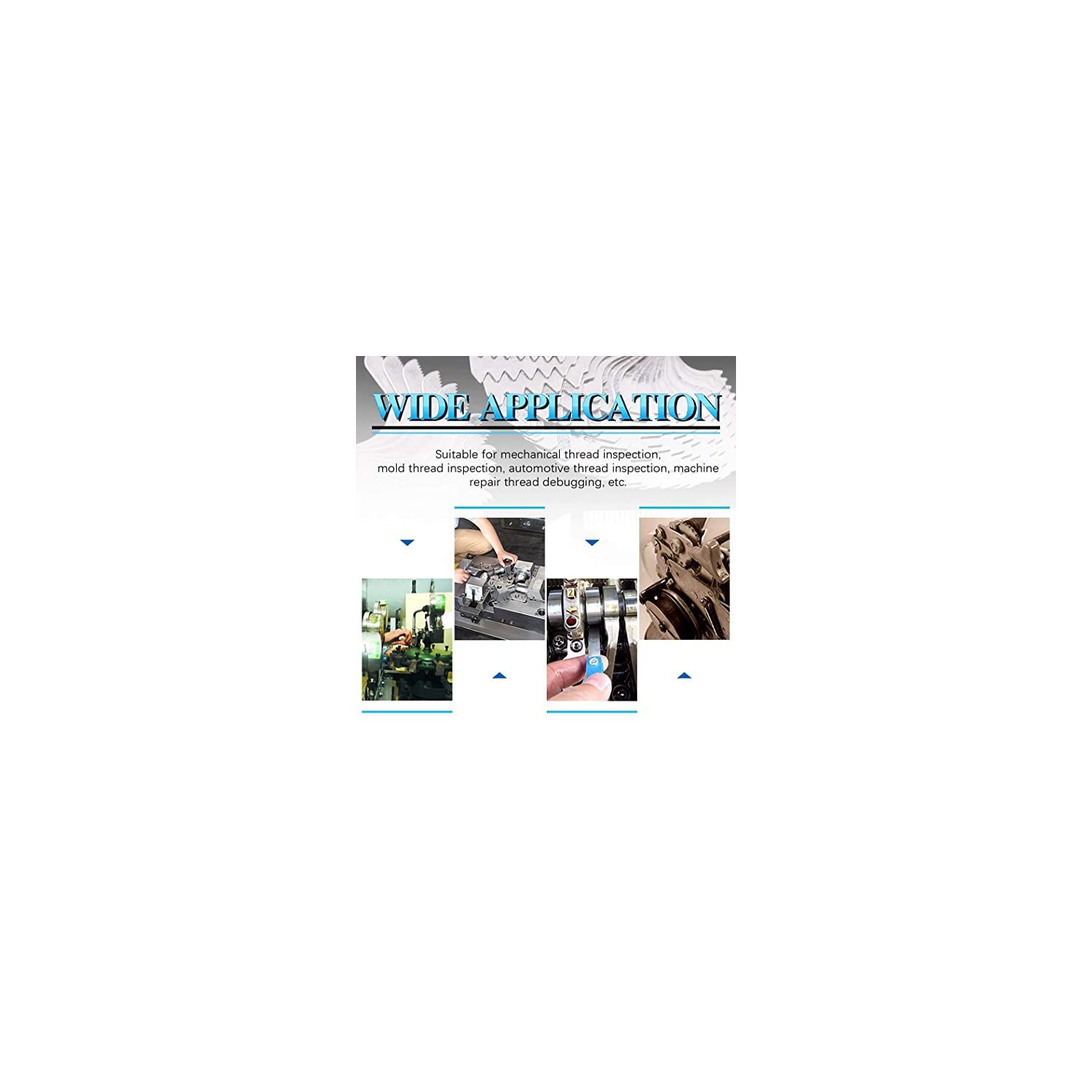 NEW Center Gauge Steel Ruler