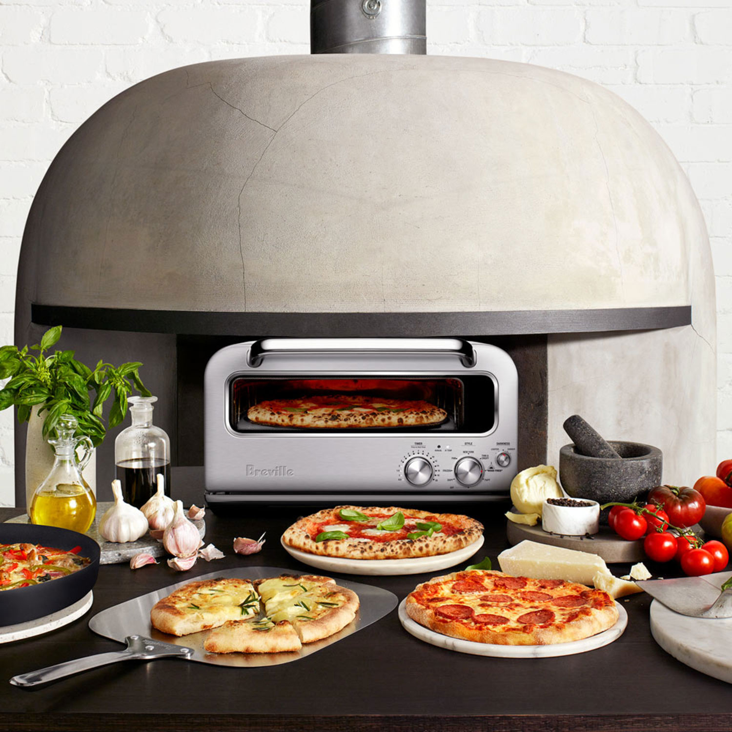 Breville Pizzaiolo Smart Pizza Oven Black Truffle Best Buy Canada