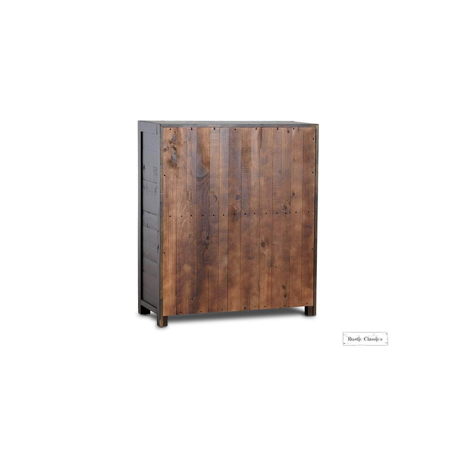 Commode à 6 tiroirs en bois récupéré brun rustique Classics Whistler